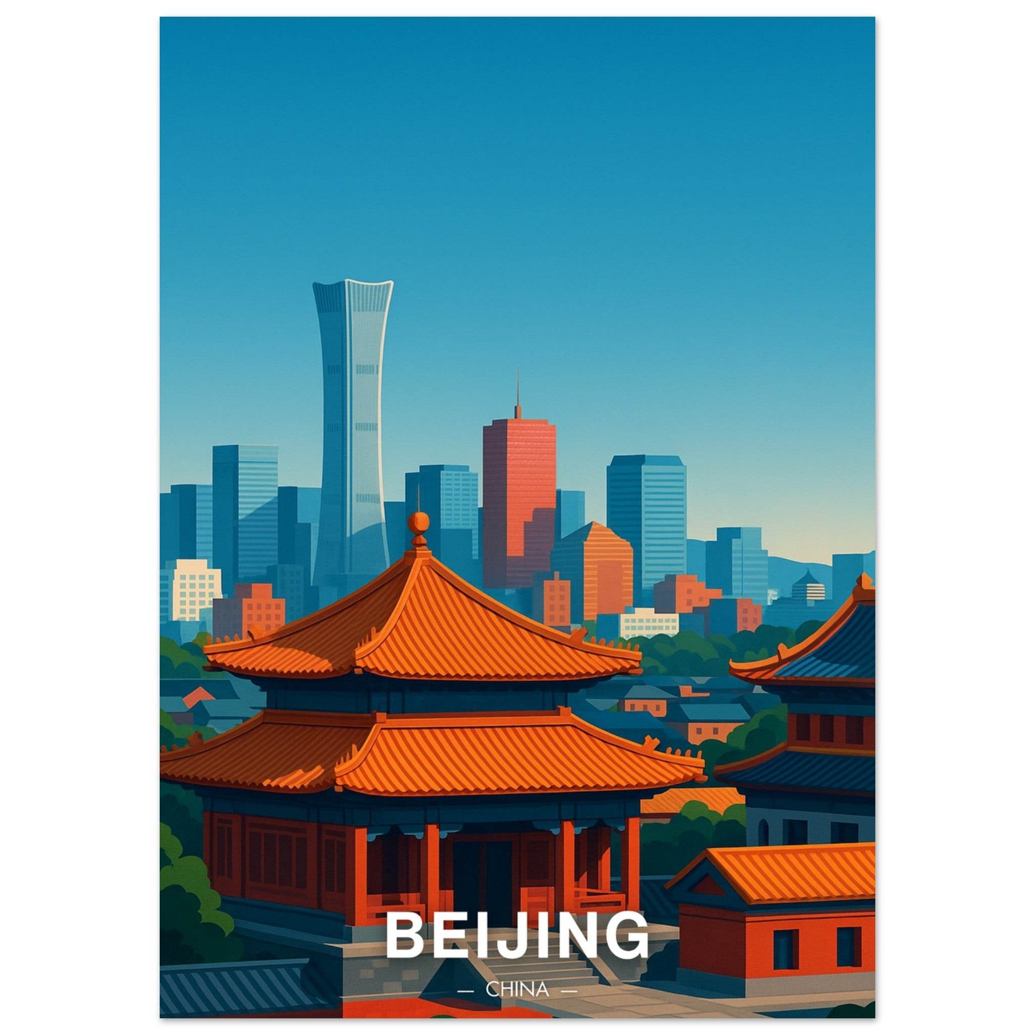 Peking Poster - Geoprints