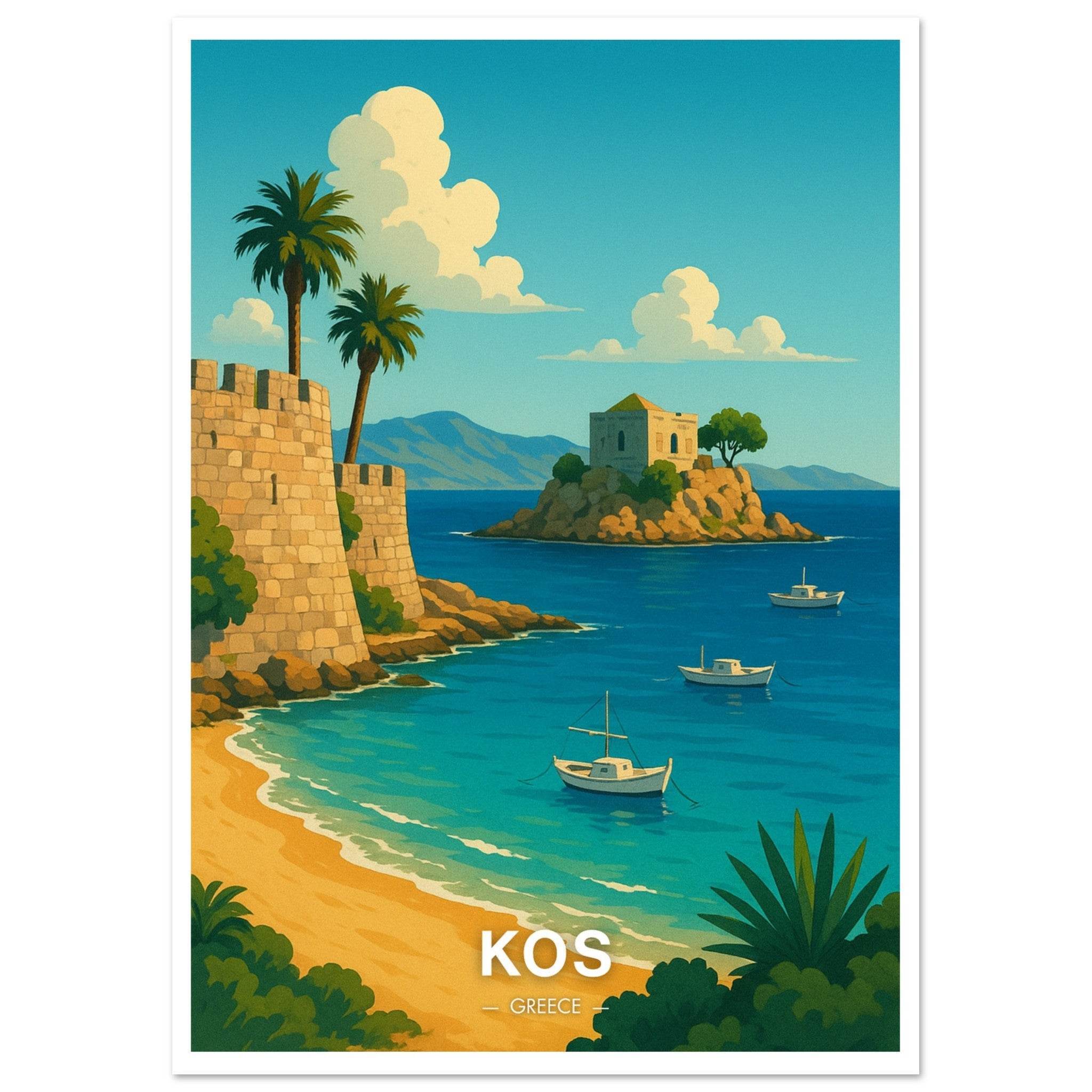 Kos Poster - Geoprints