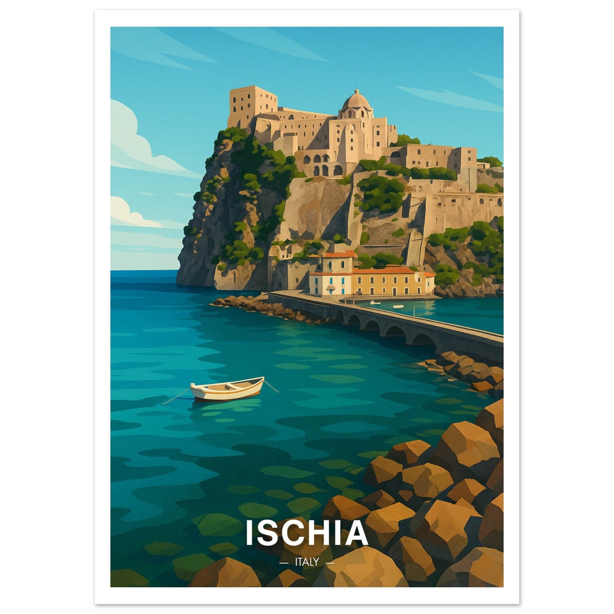 Ischia Poster - Geoprints