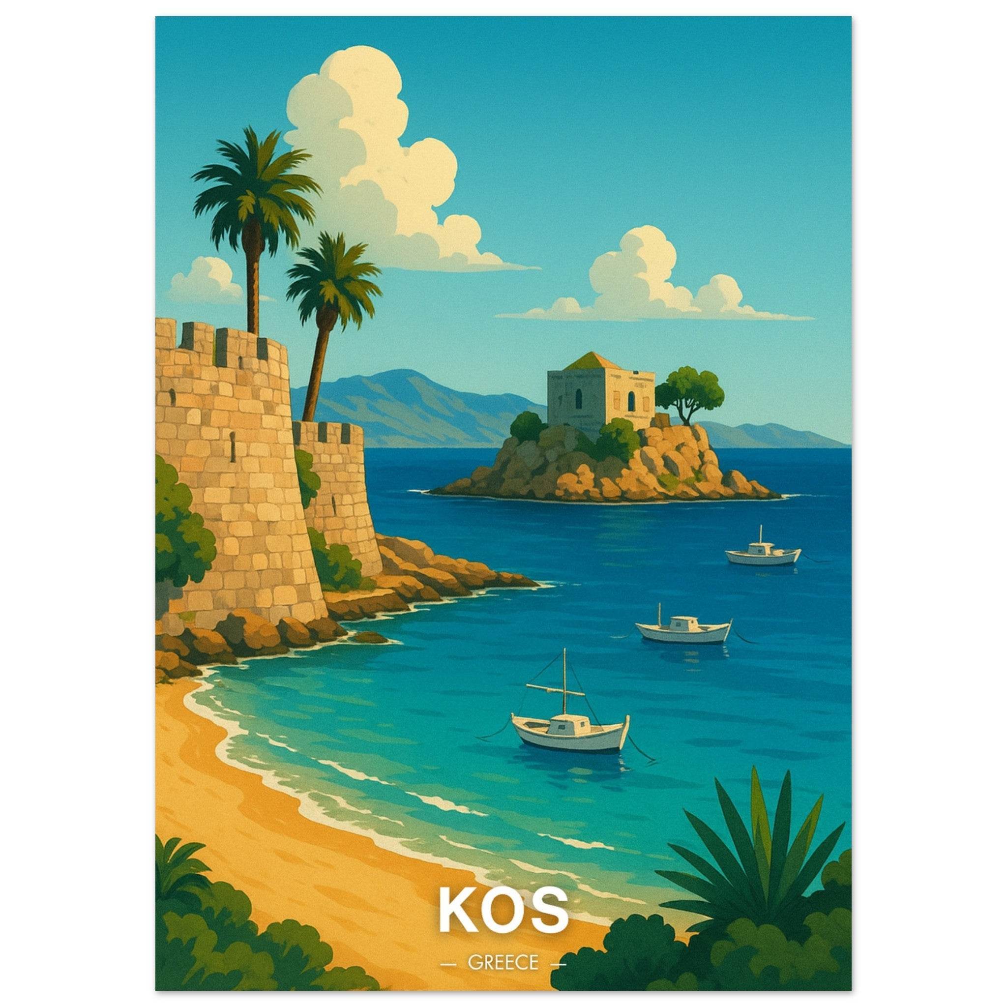 Kos Poster - Geoprints