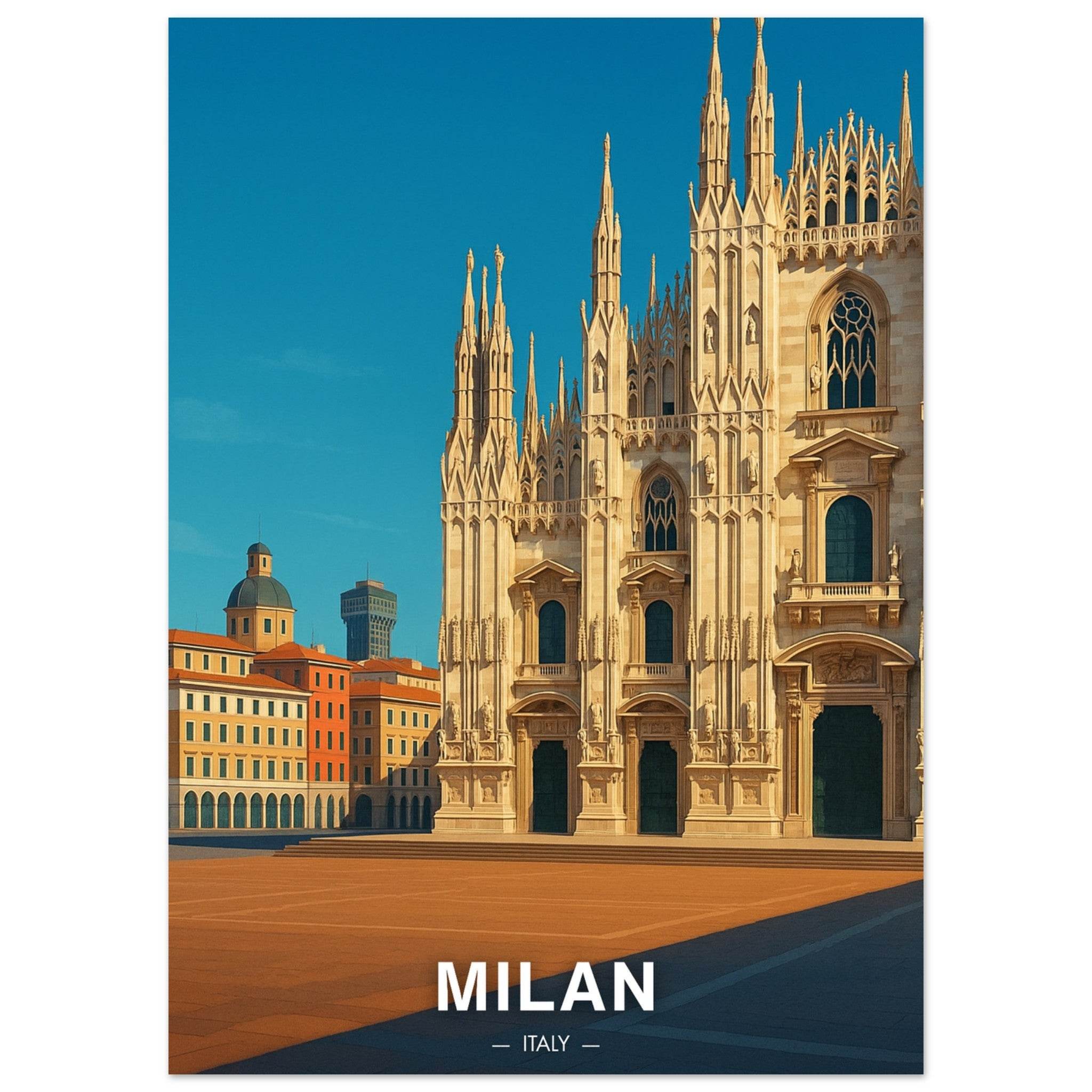 Milan Poster - Geoprints