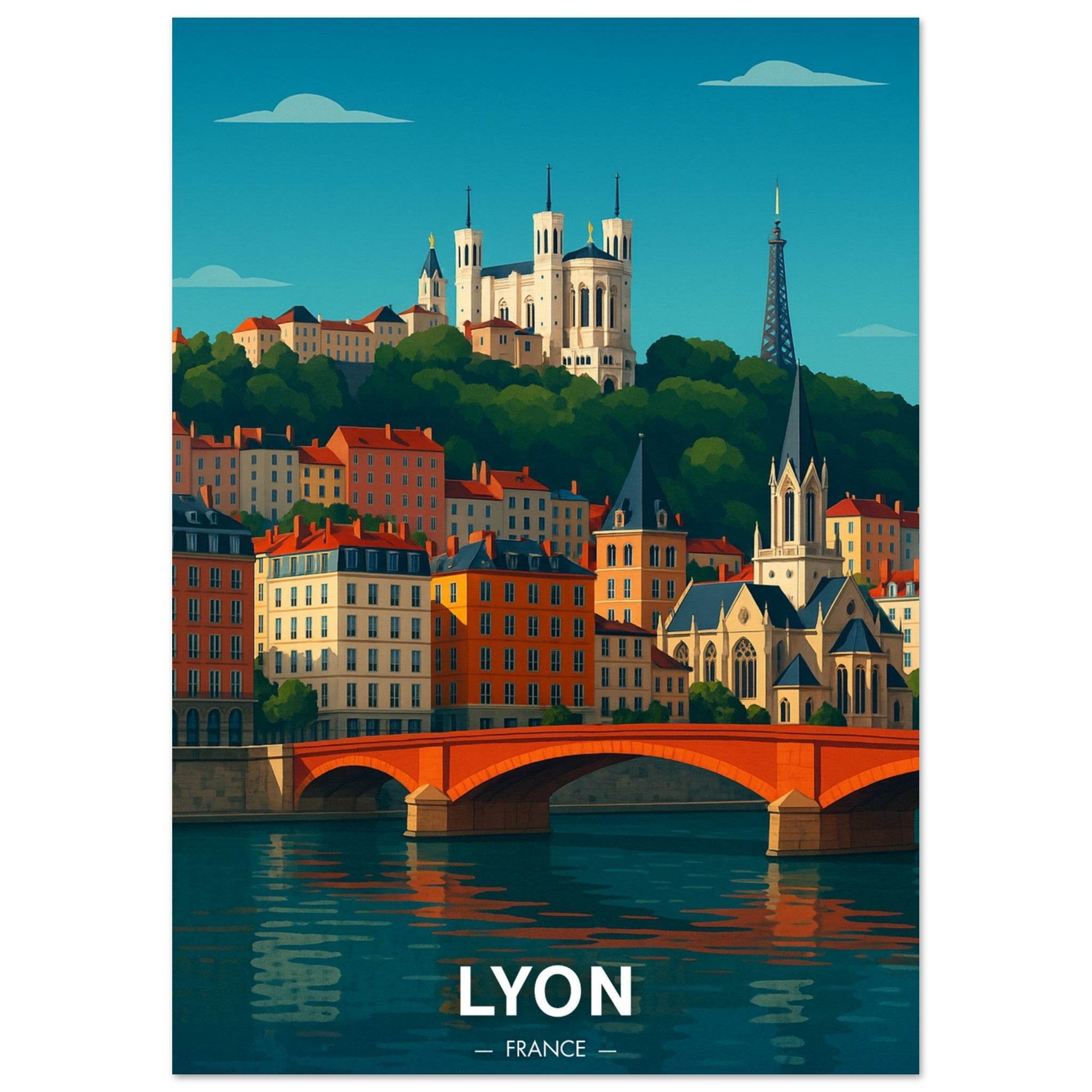 Lyon Poster - Geoprints