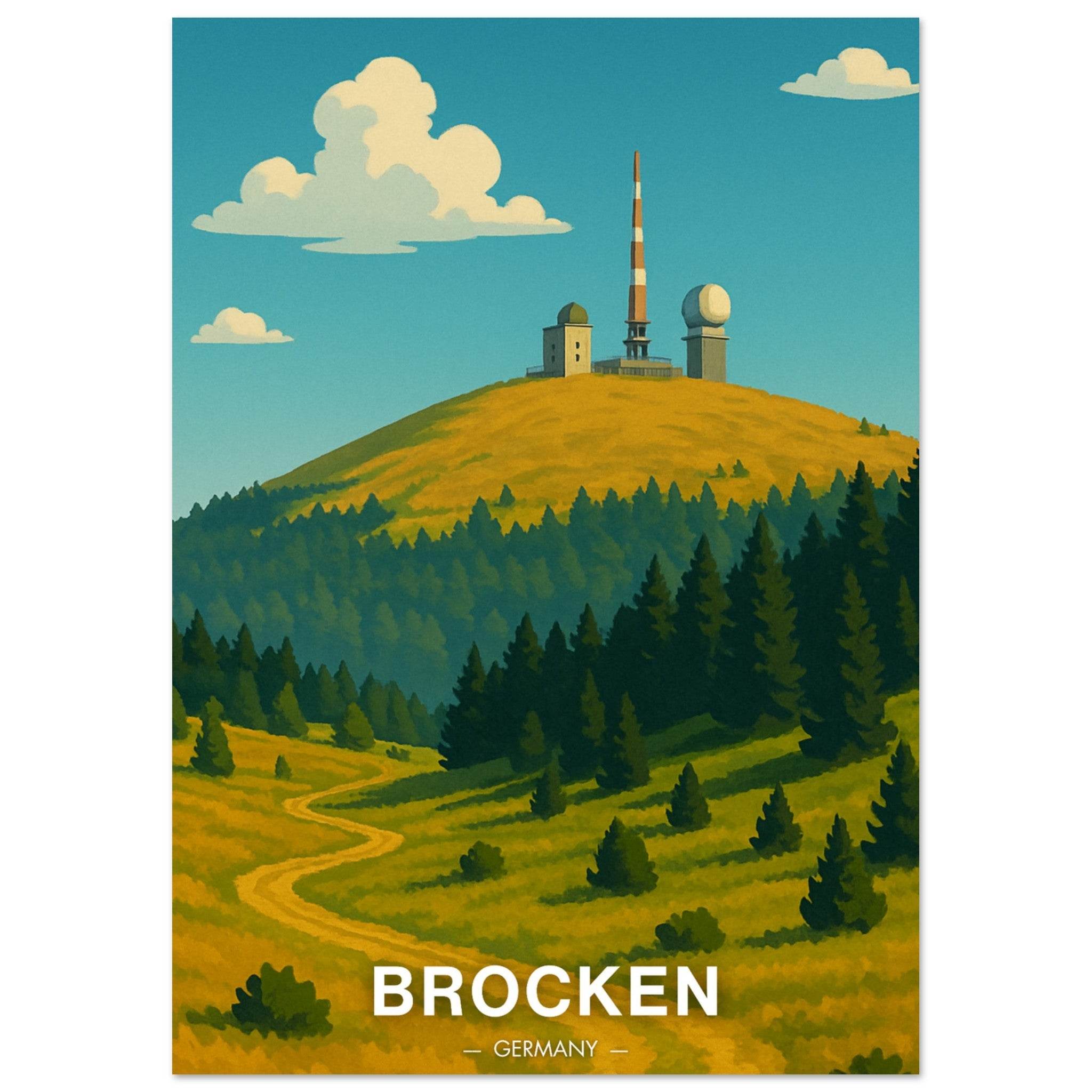 Brocken Poster - Geoprints