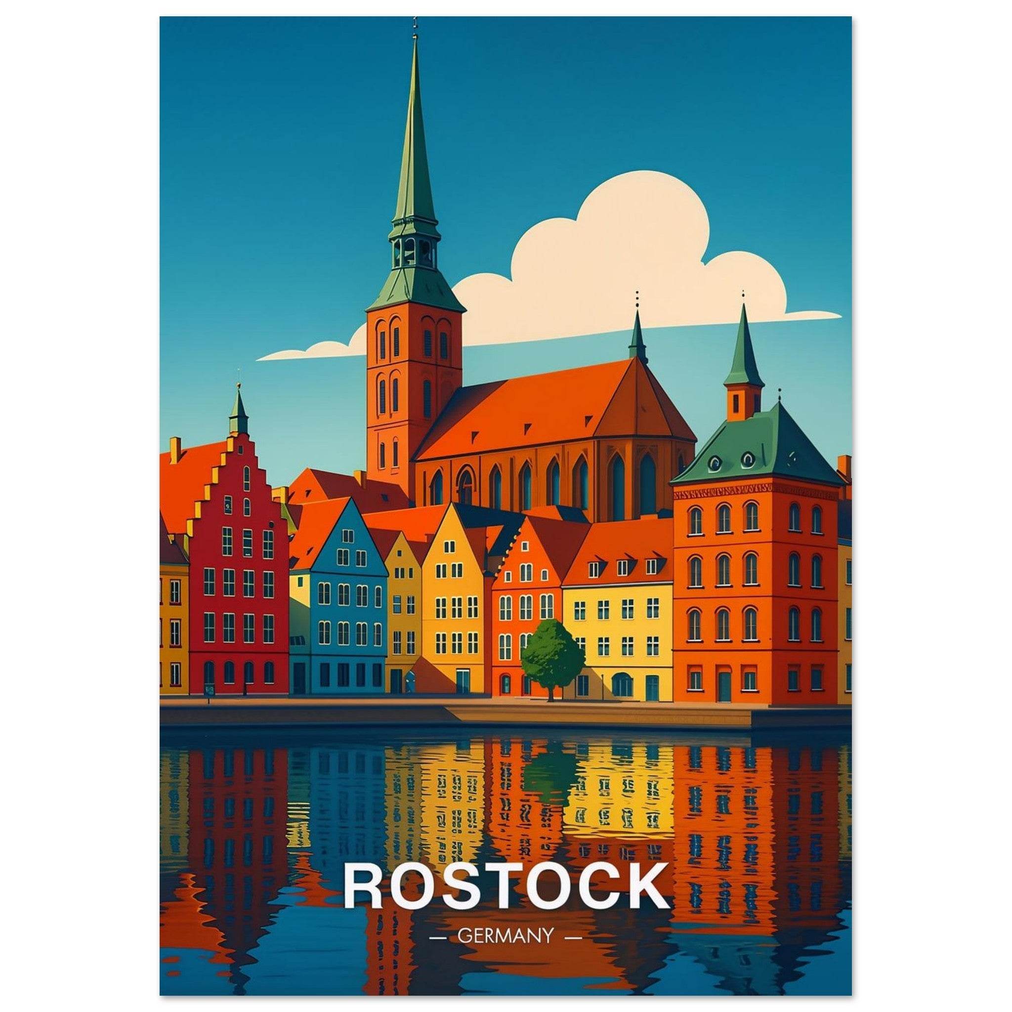 Rostock Poster - Geoprints