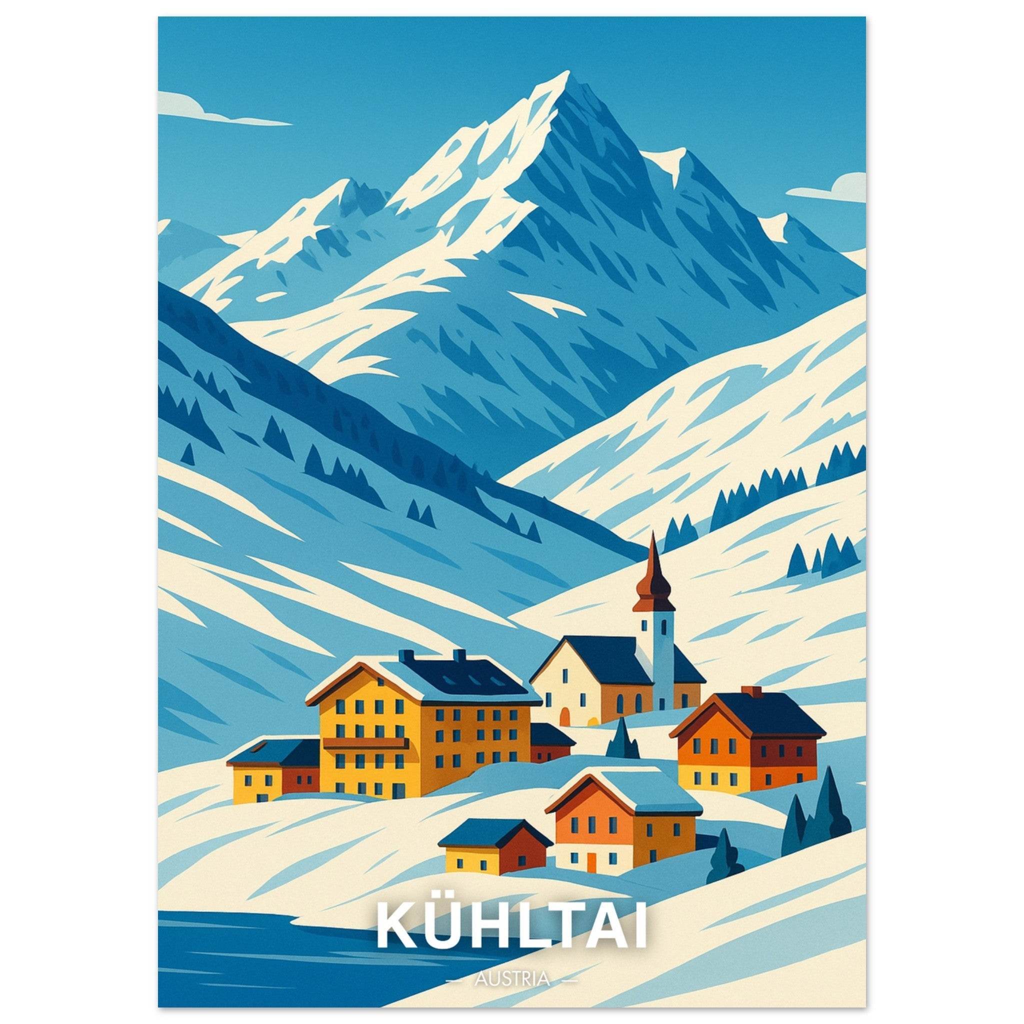 Kühltai Poster - Geoprints