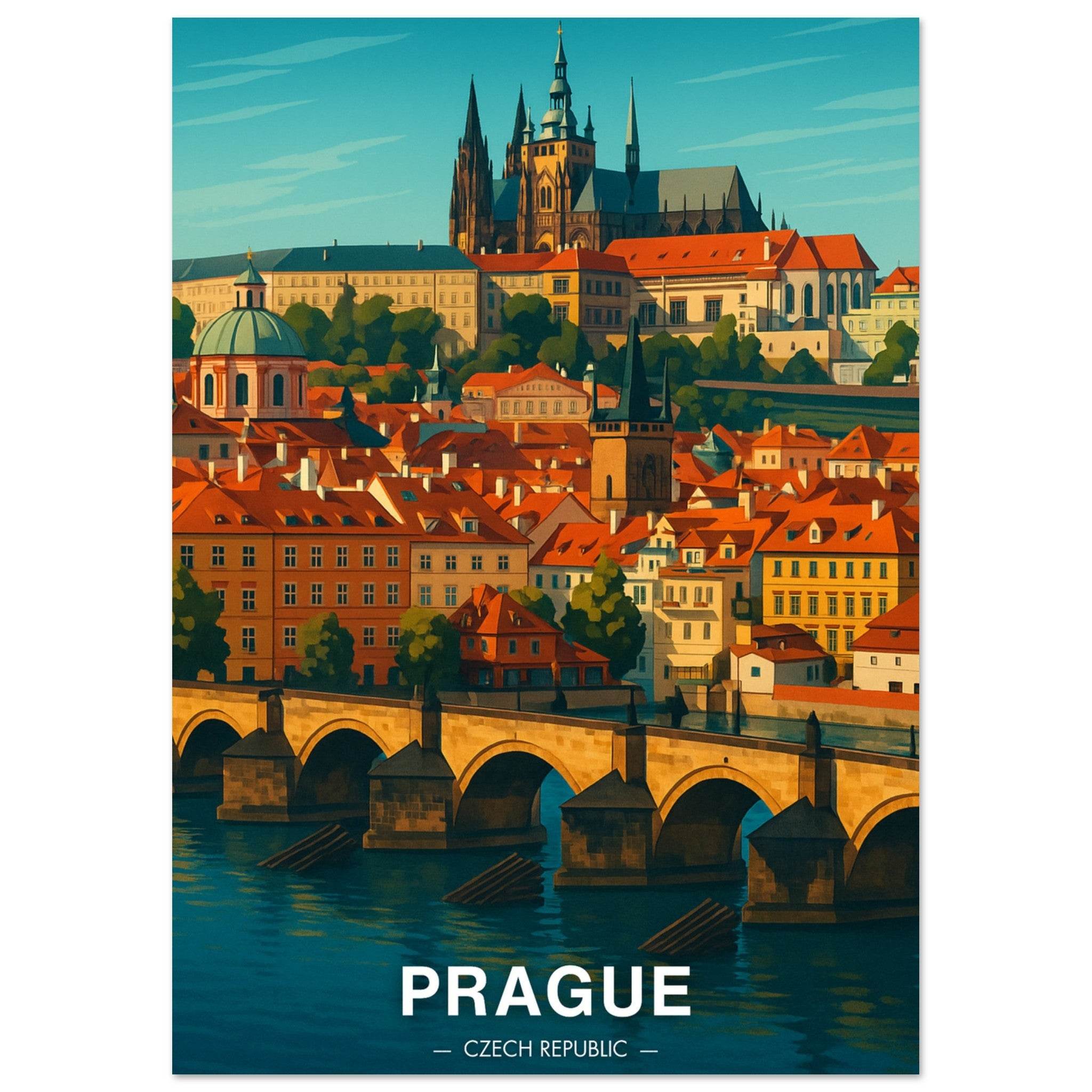 Prag Poster - Geoprints
