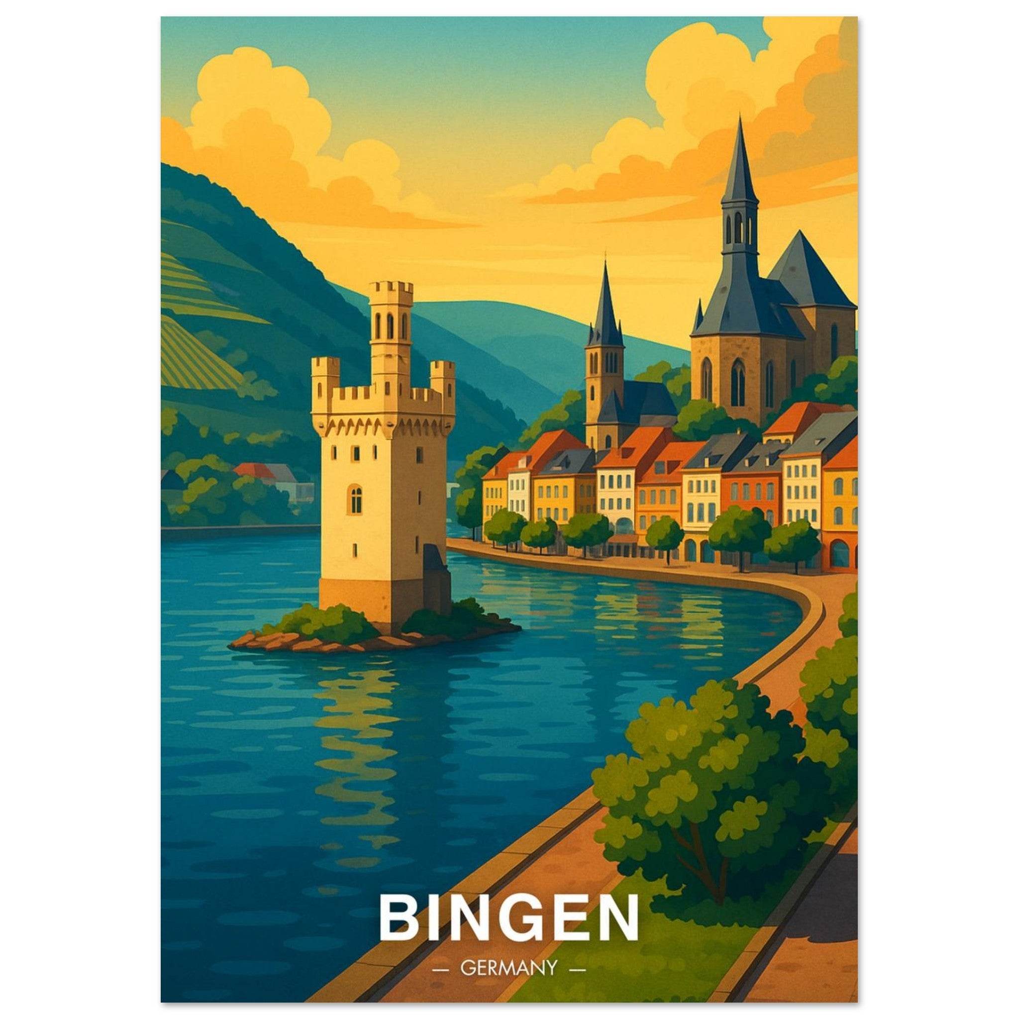 Bingen Poster - Geoprints