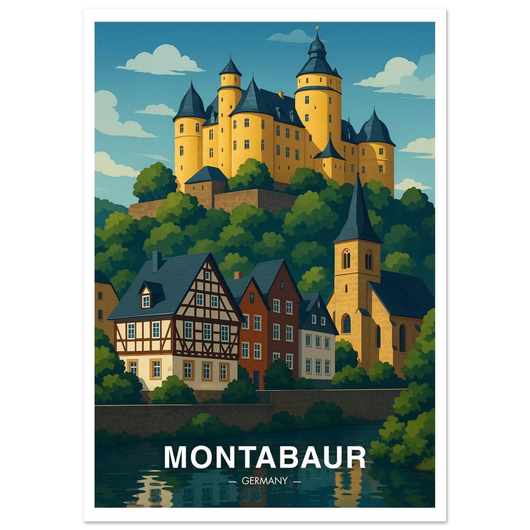 Montabaur Poster - Geoprints