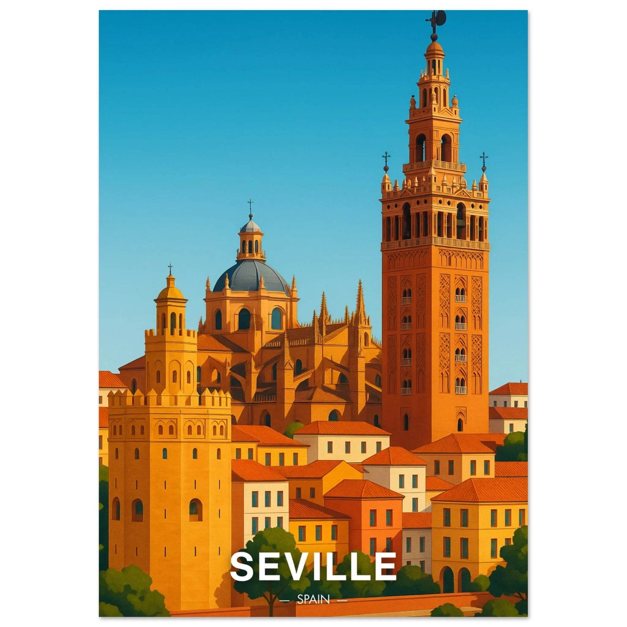 Sevilla Poster - Geoprints