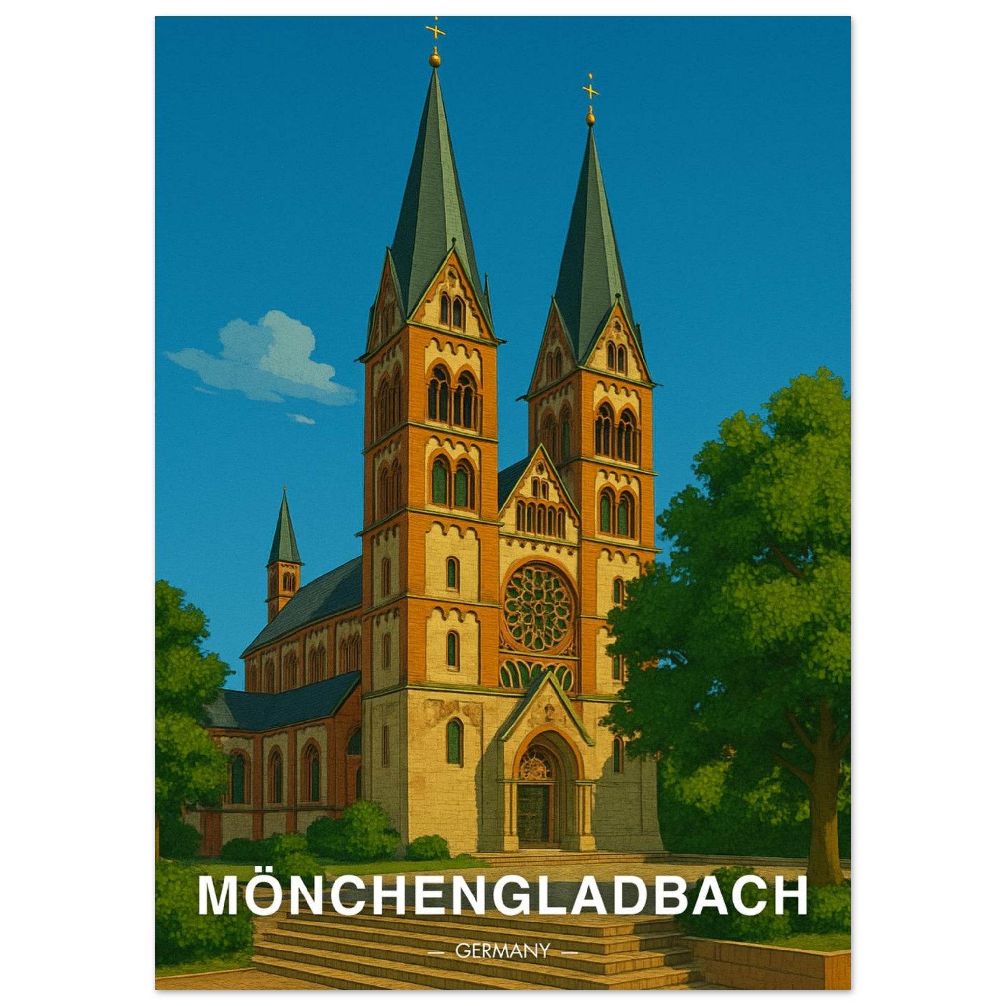 Mönchengladbach Poster - Geoprints