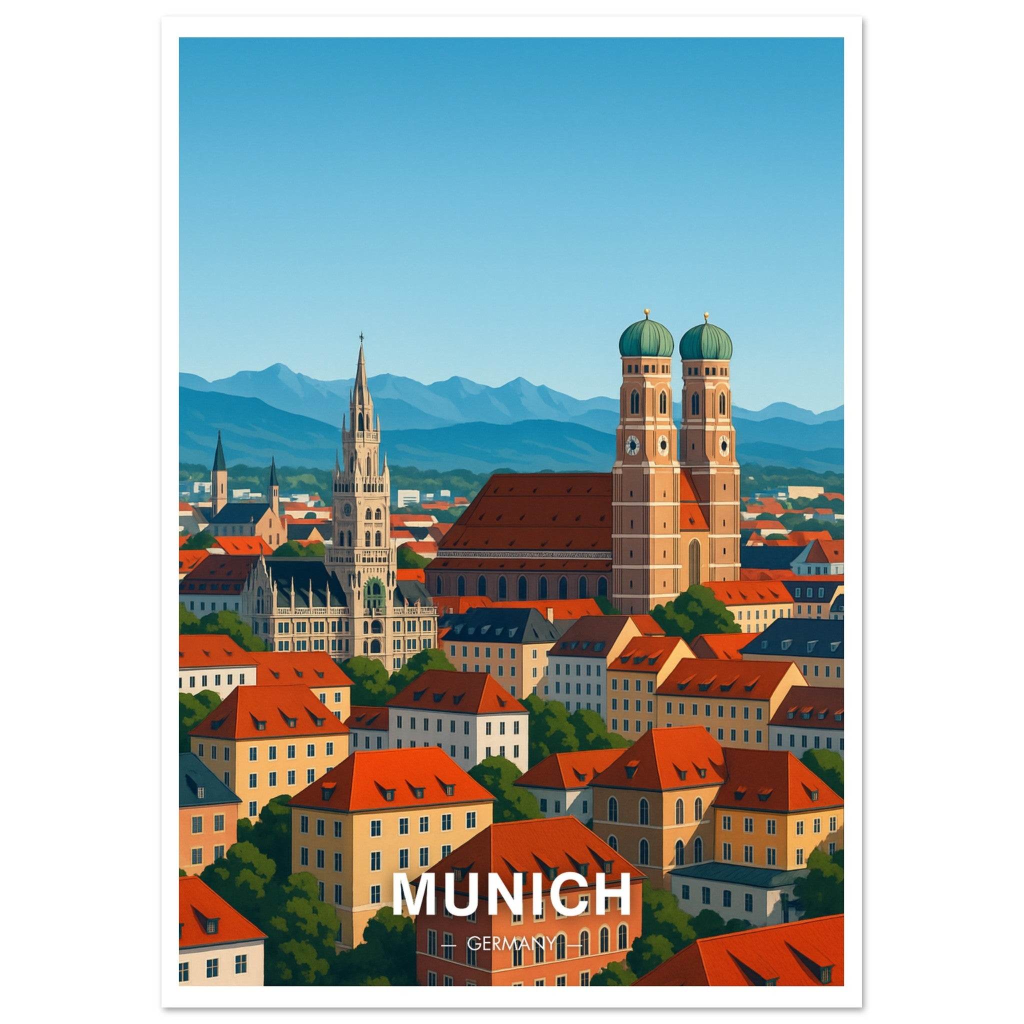München Poster - Geoprints