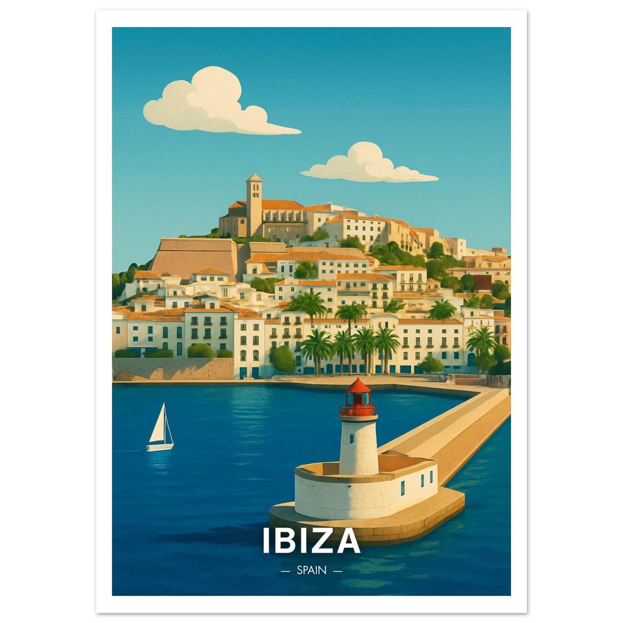 Ibiza Poster - Geoprints