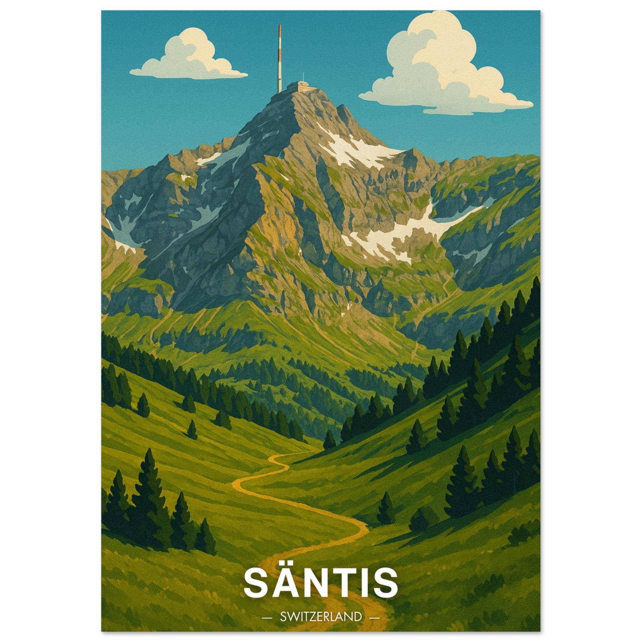 Säntis Poster - Geoprints