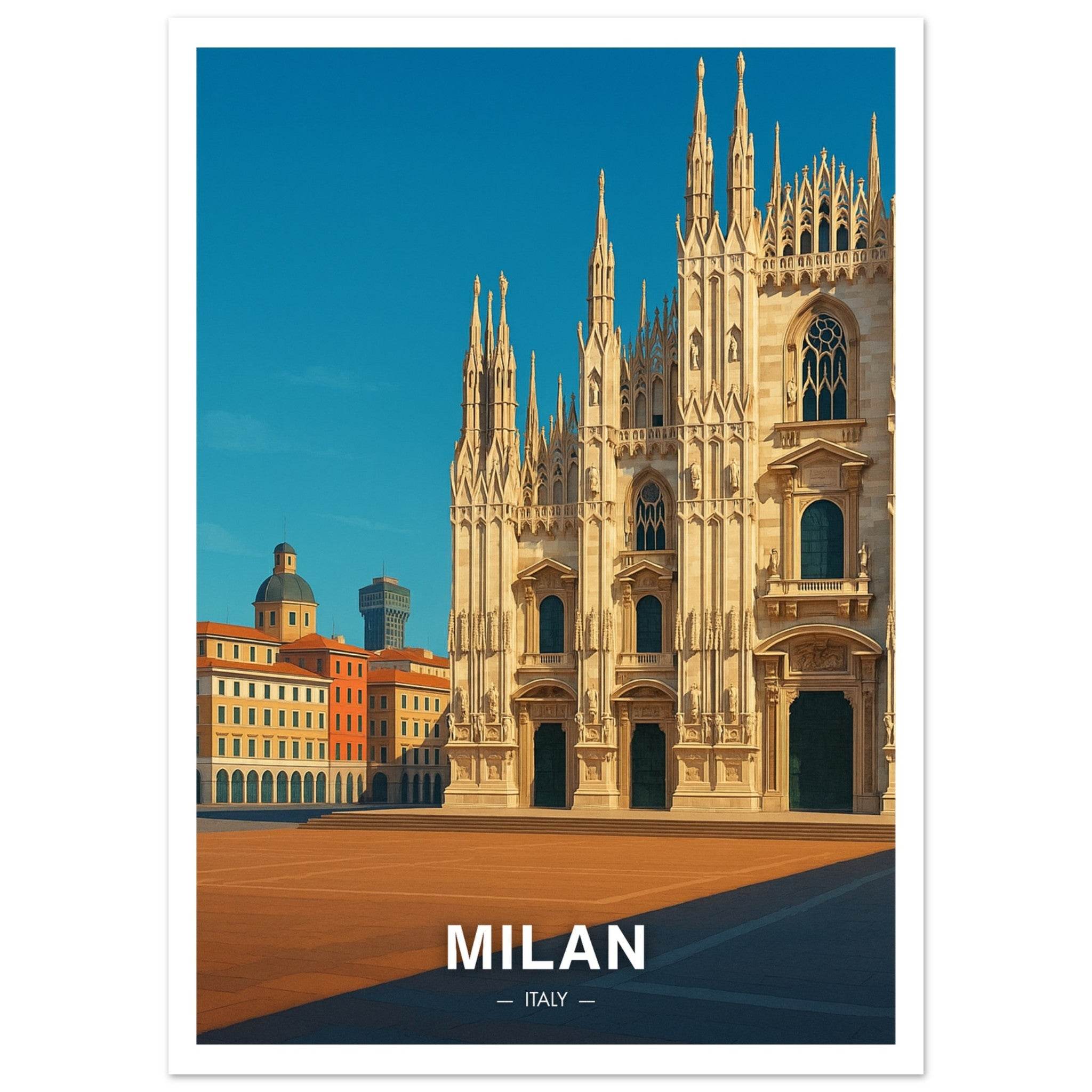 Milan Poster - Geoprints