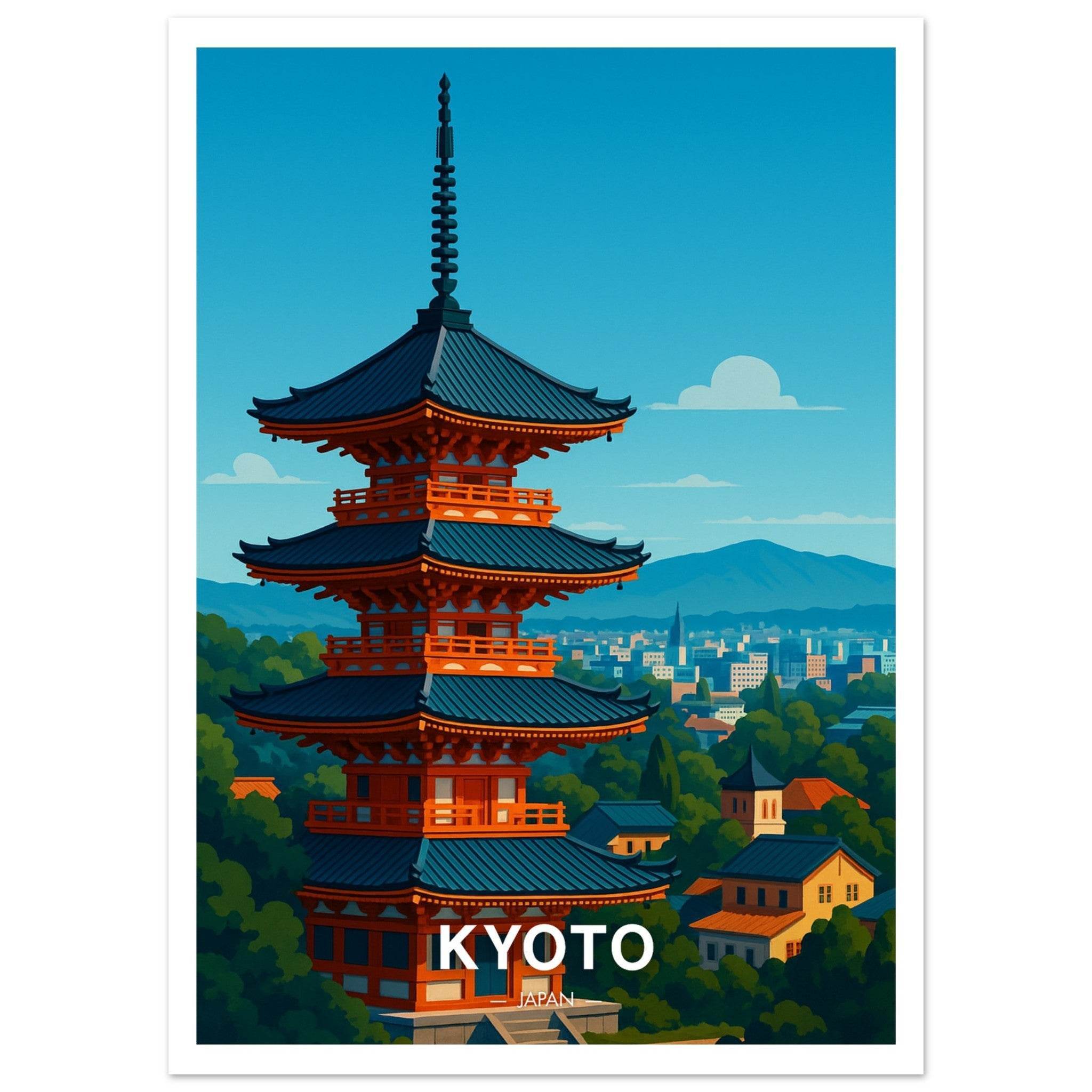 Kyoto Poster - Geoprints