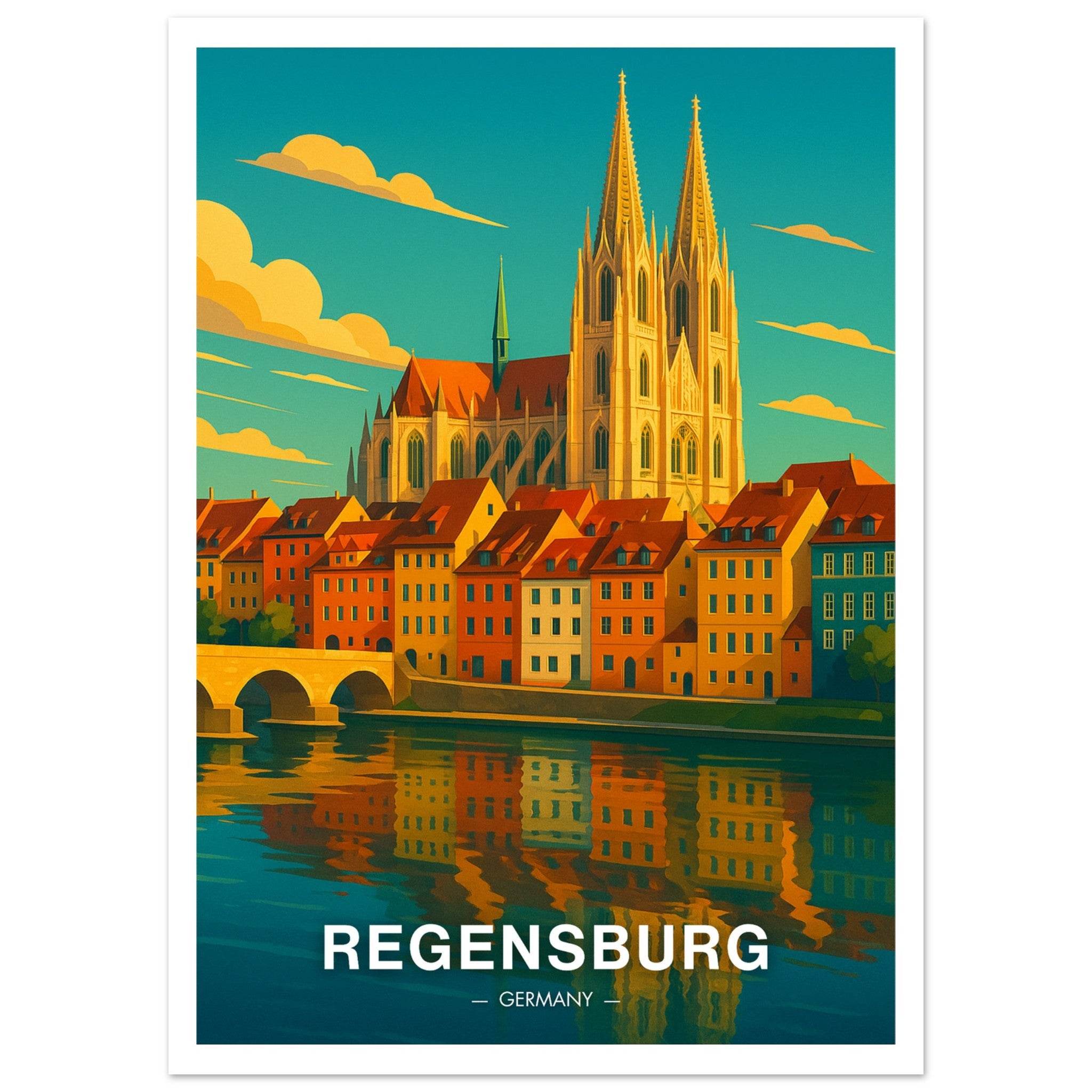 Regensburg Poster - Geoprints