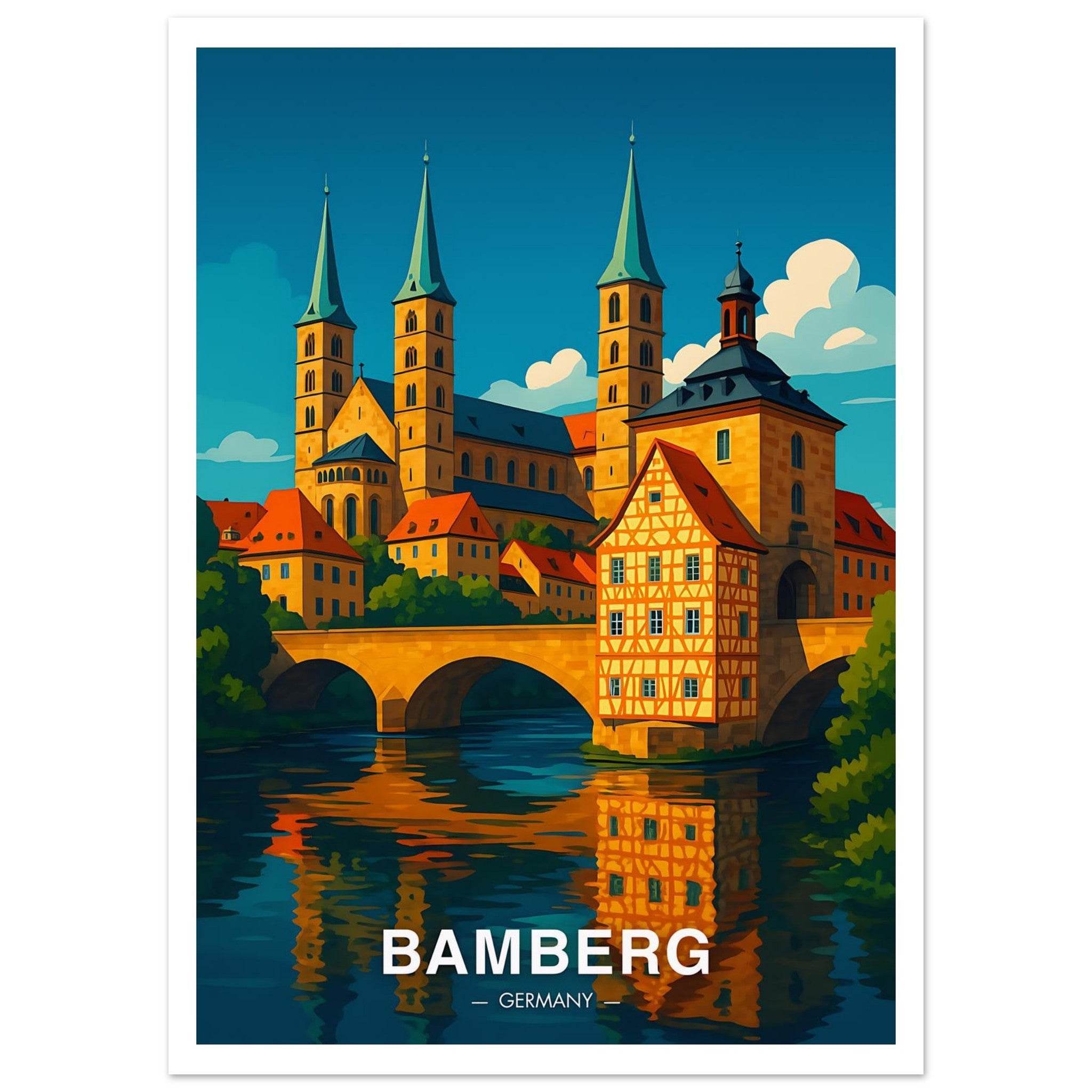 Bamberg Poster - Geoprints