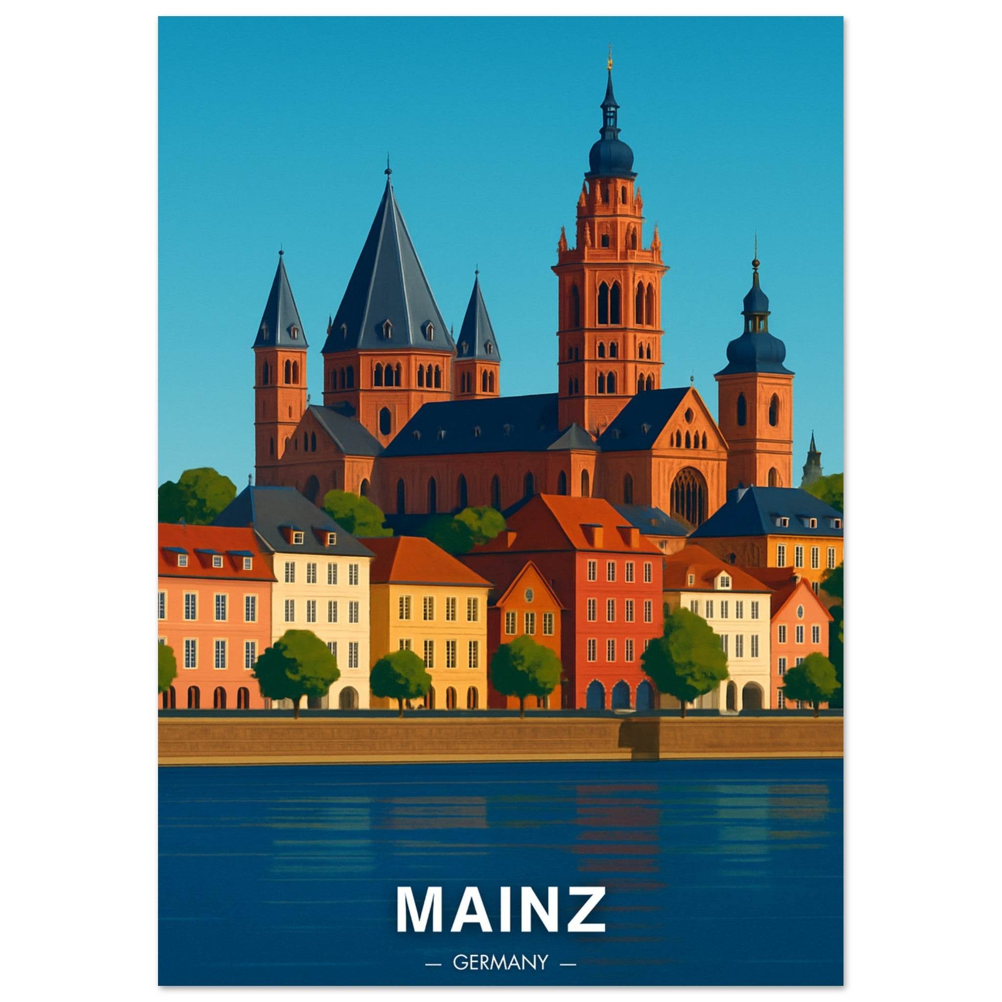 Mainz Poster - Geoprints