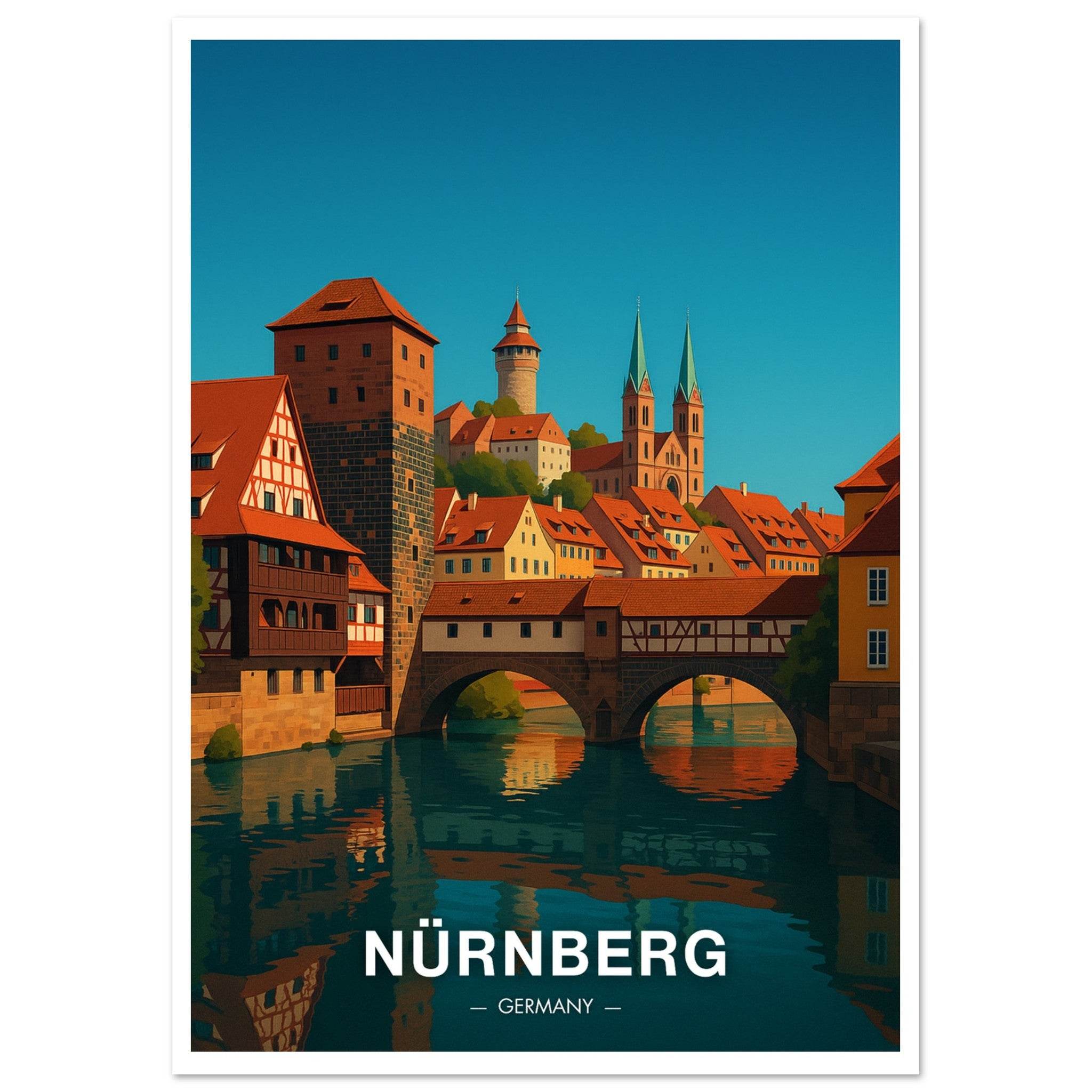 Nürnberg Poster - Geoprints