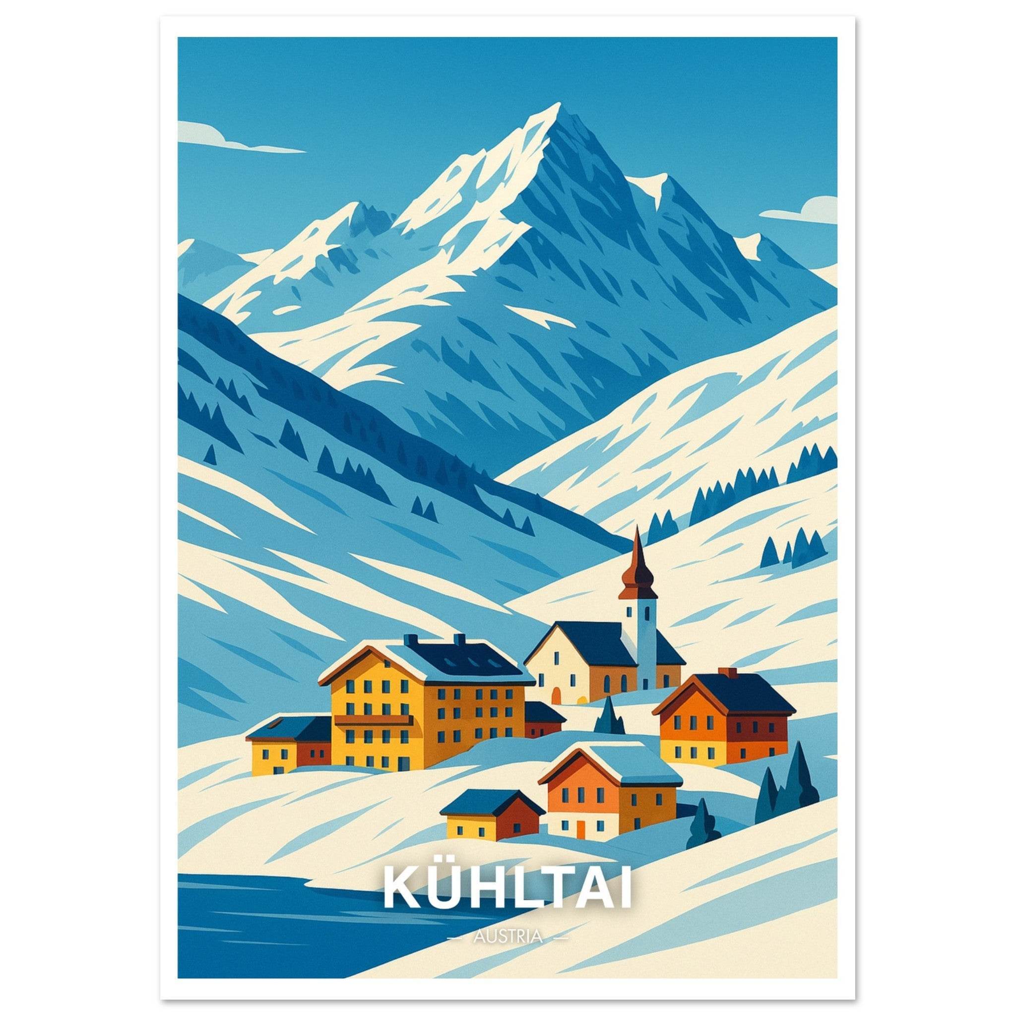 Kühltai Poster - Geoprints