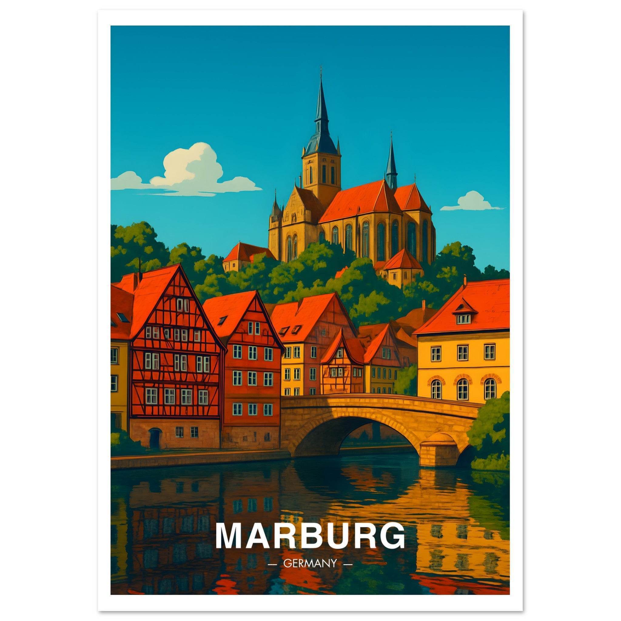 Marburg Poster - Geoprints