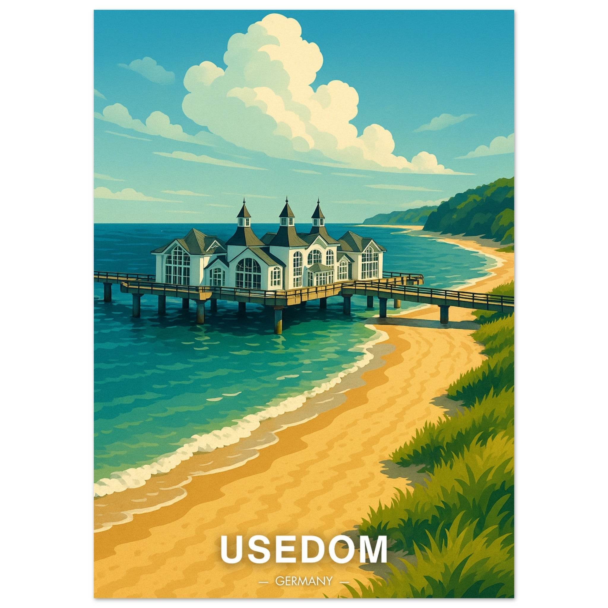 Usedom Poster - Geoprints