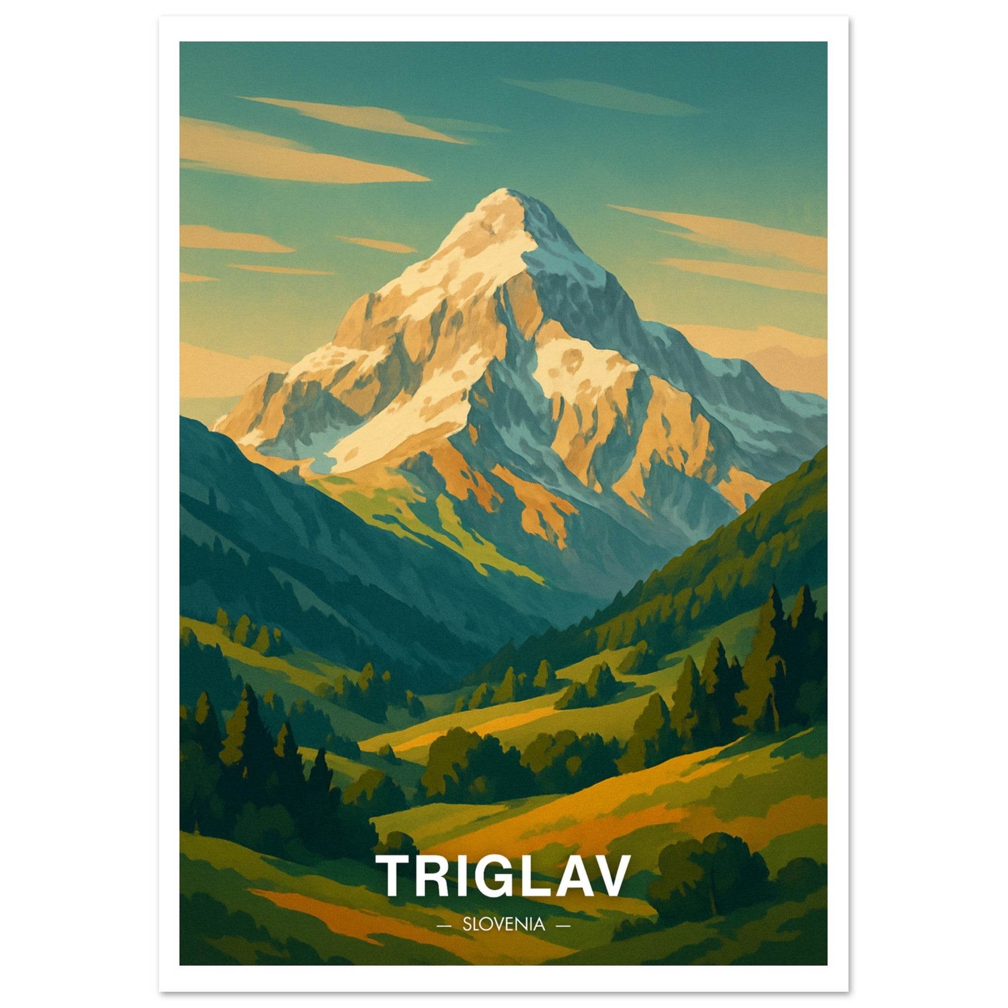 Triglav Poster - Geoprints