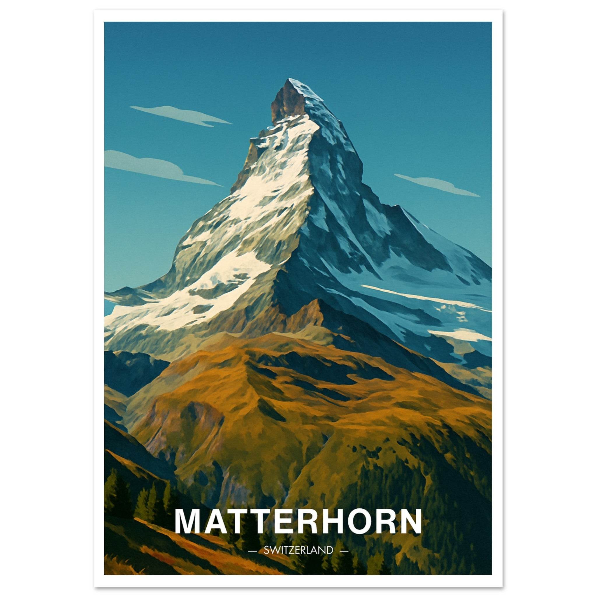 Matterhorn Poster - Geoprints