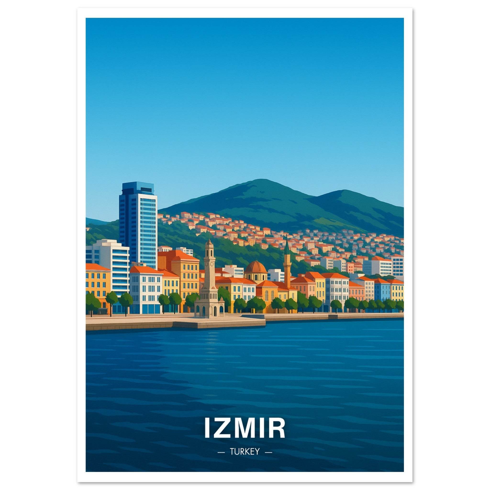 Izmir Poster - Geoprints