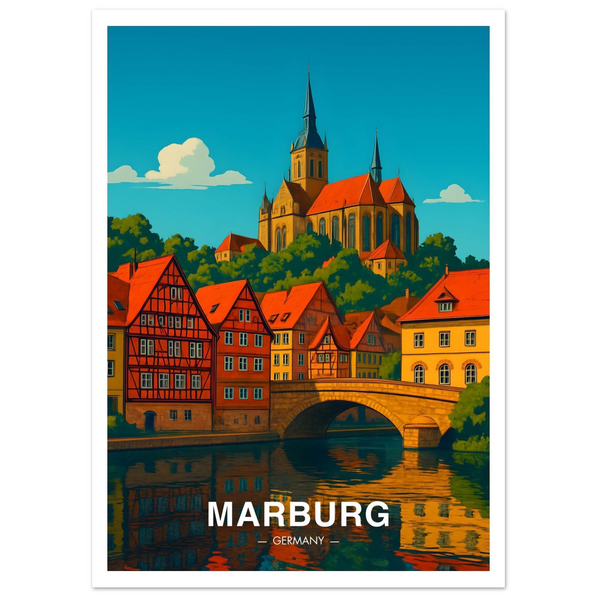 Marburg Poster - Geoprints