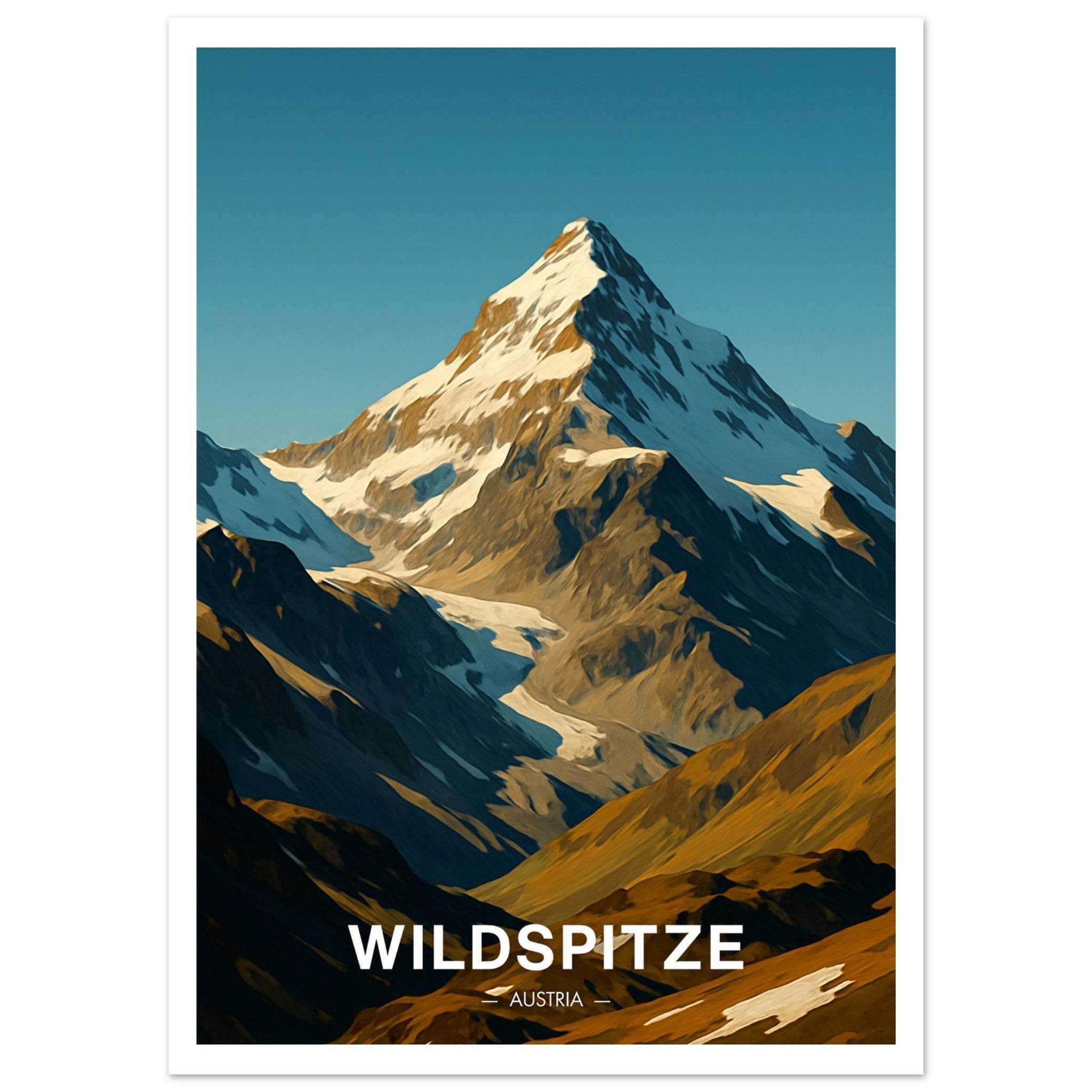 Wildspitze Poster - Geoprints