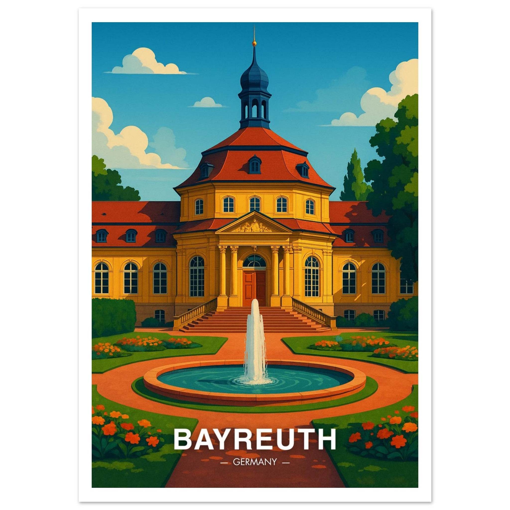 Bayreuth Poster - Geoprints