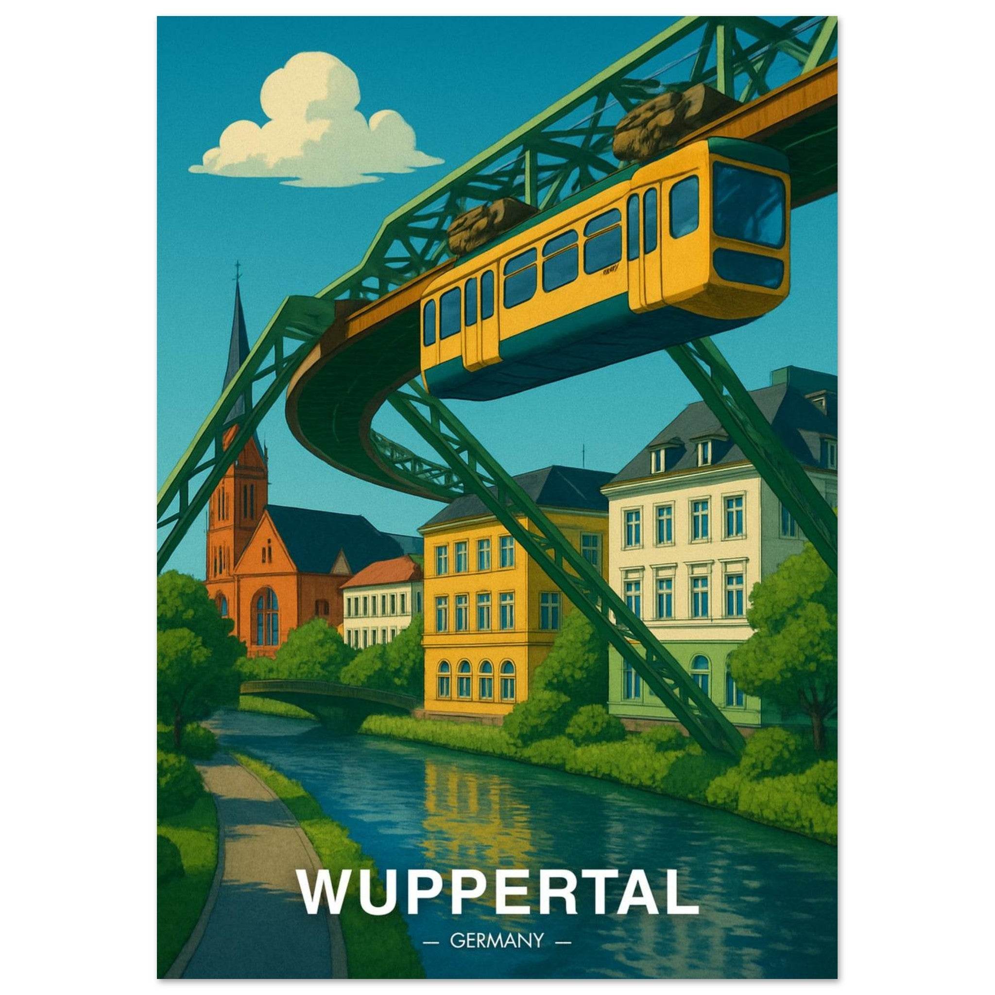 Wuppertal Poster - Geoprints