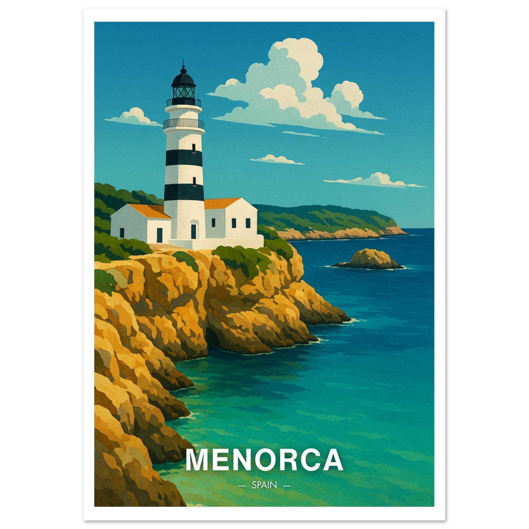 Menorca Poster - Geoprints