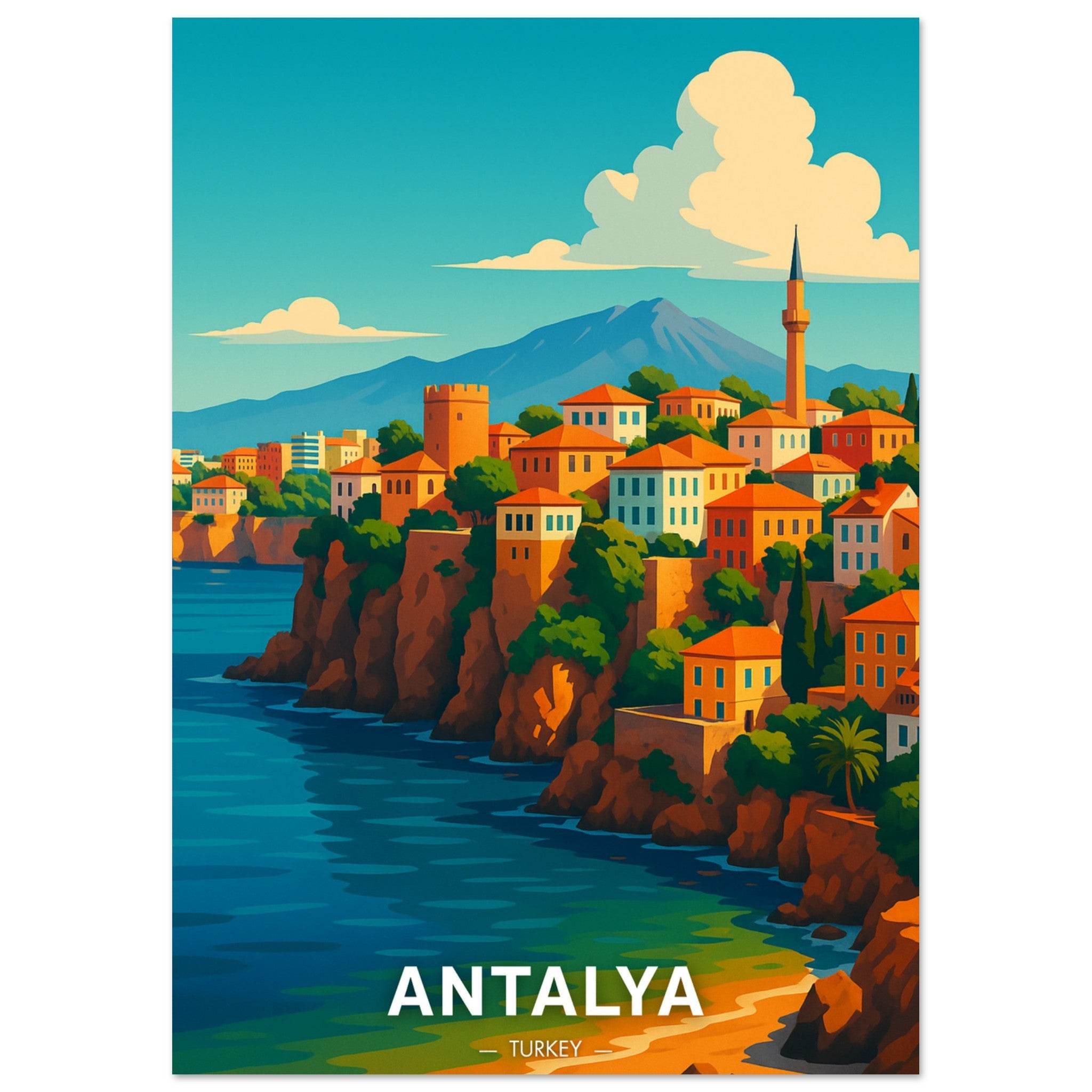 Antalya Poster - Geoprints