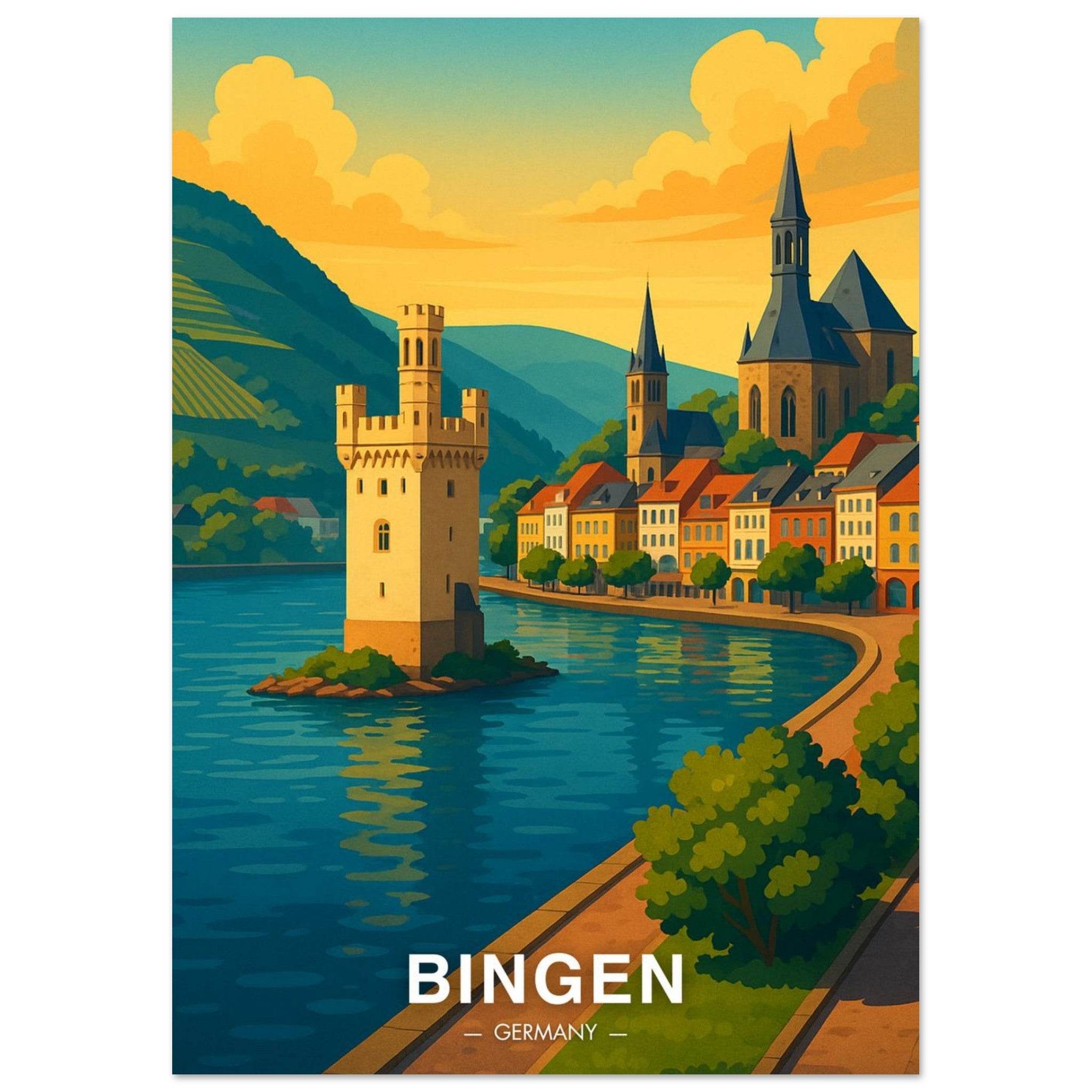 Bingen Poster - Geoprints