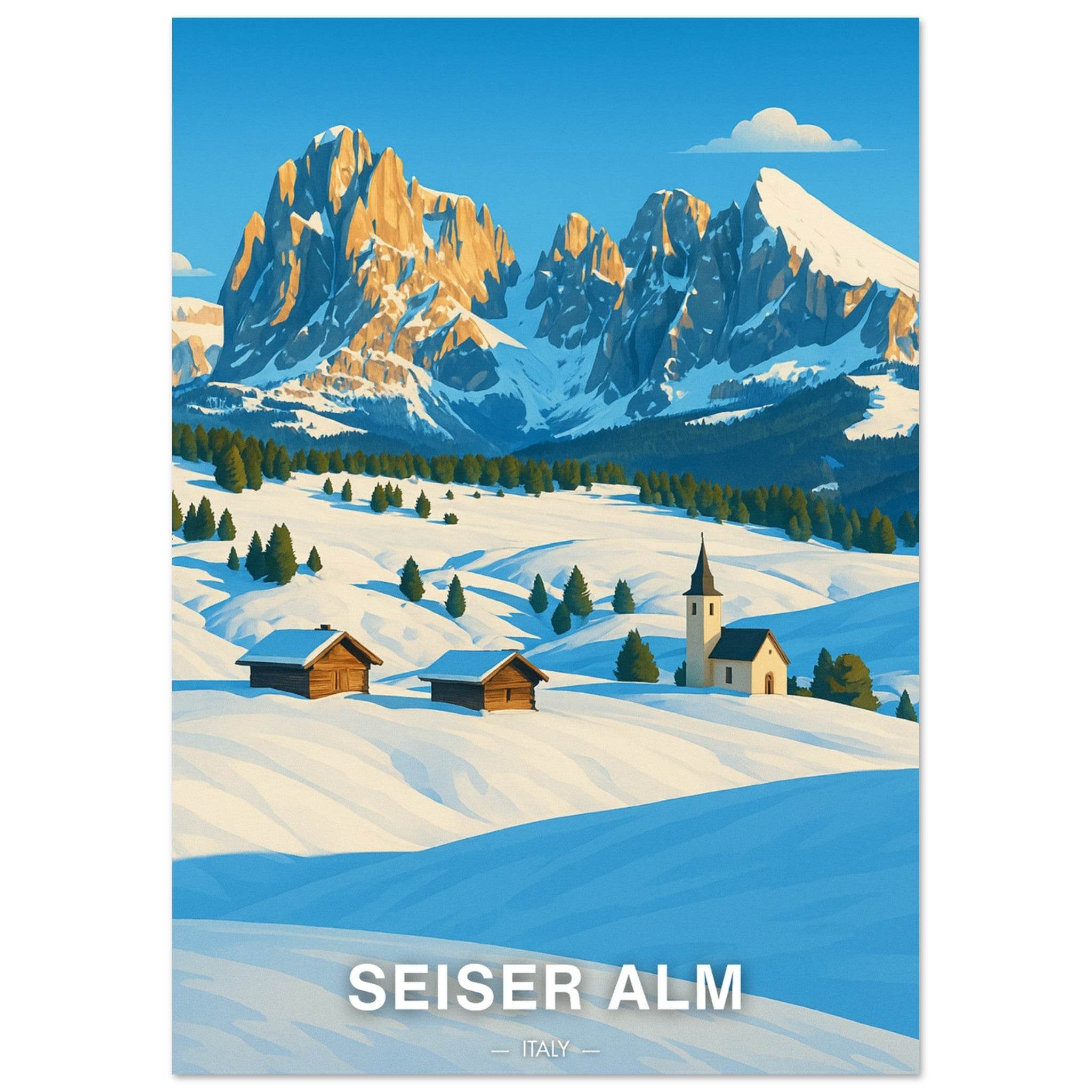 Seiser Alm Poster - Geoprints