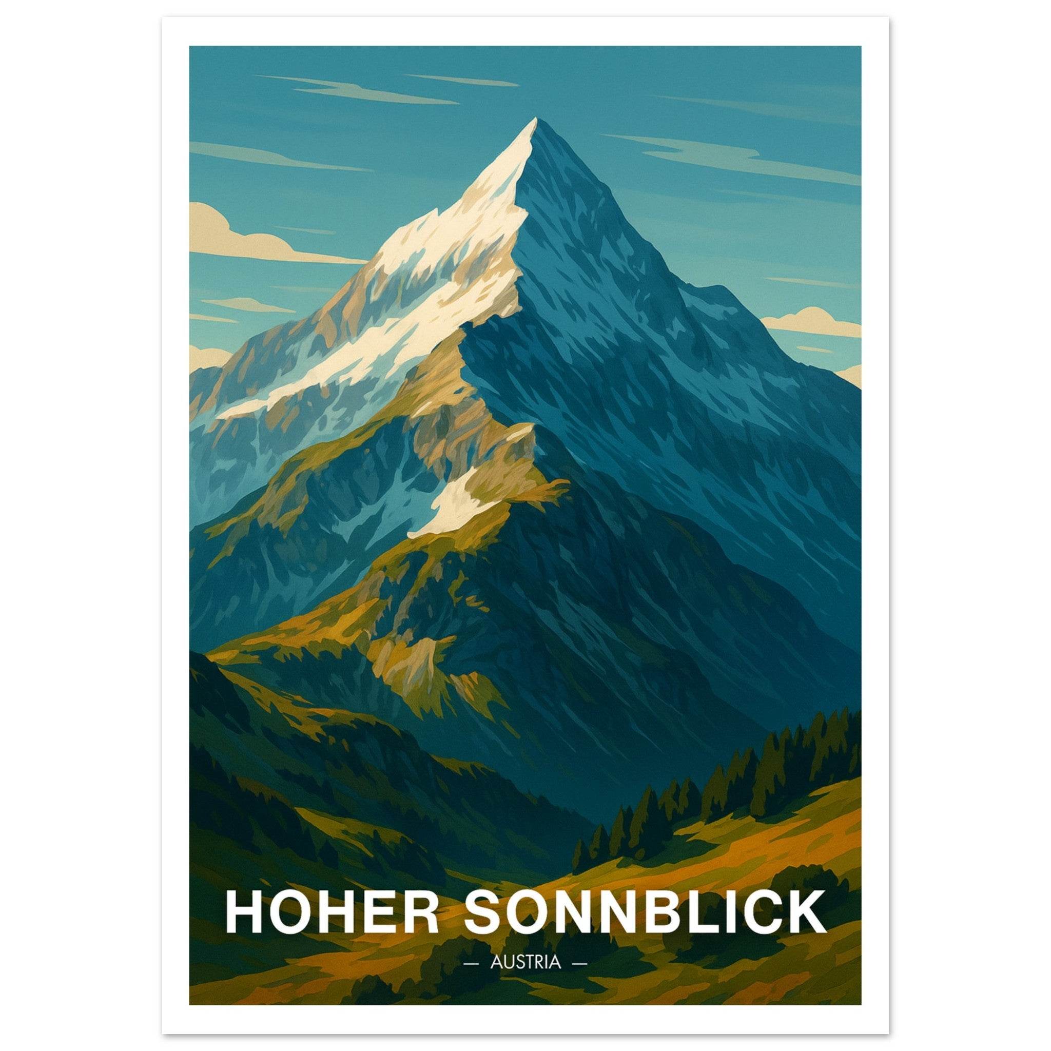 Hoher Sonnblick Poster - Geoprints