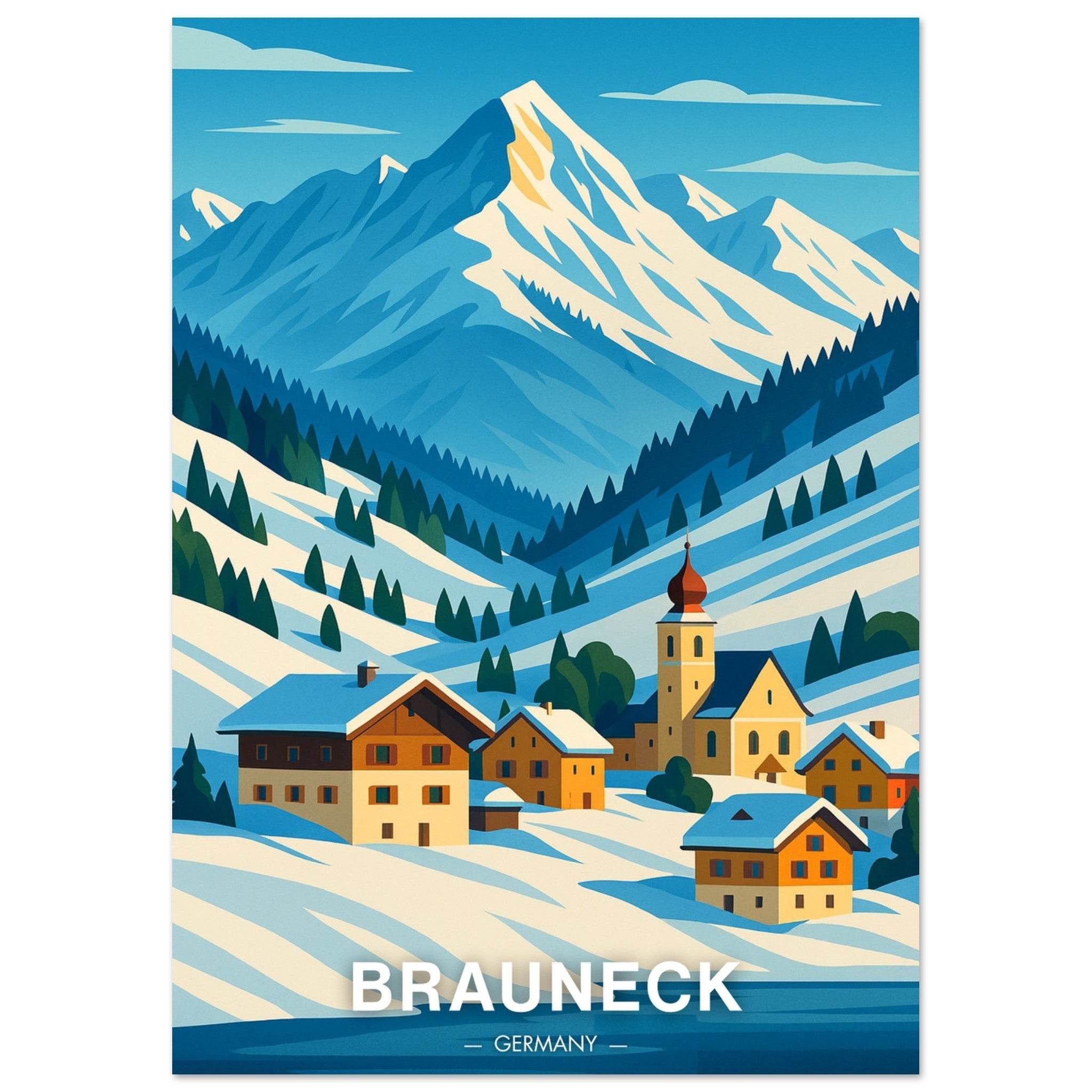 Brauneck Poster - Geoprints