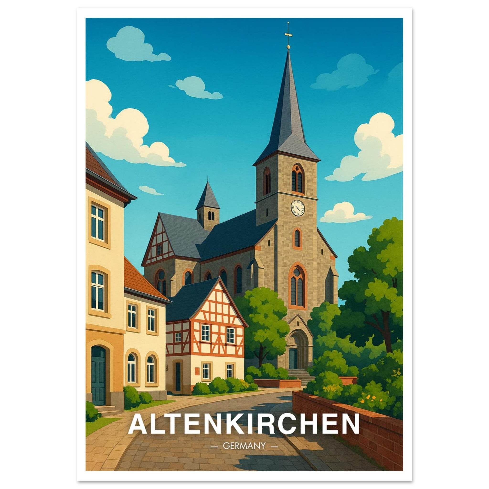 Altenkirchen Poster - Geoprints