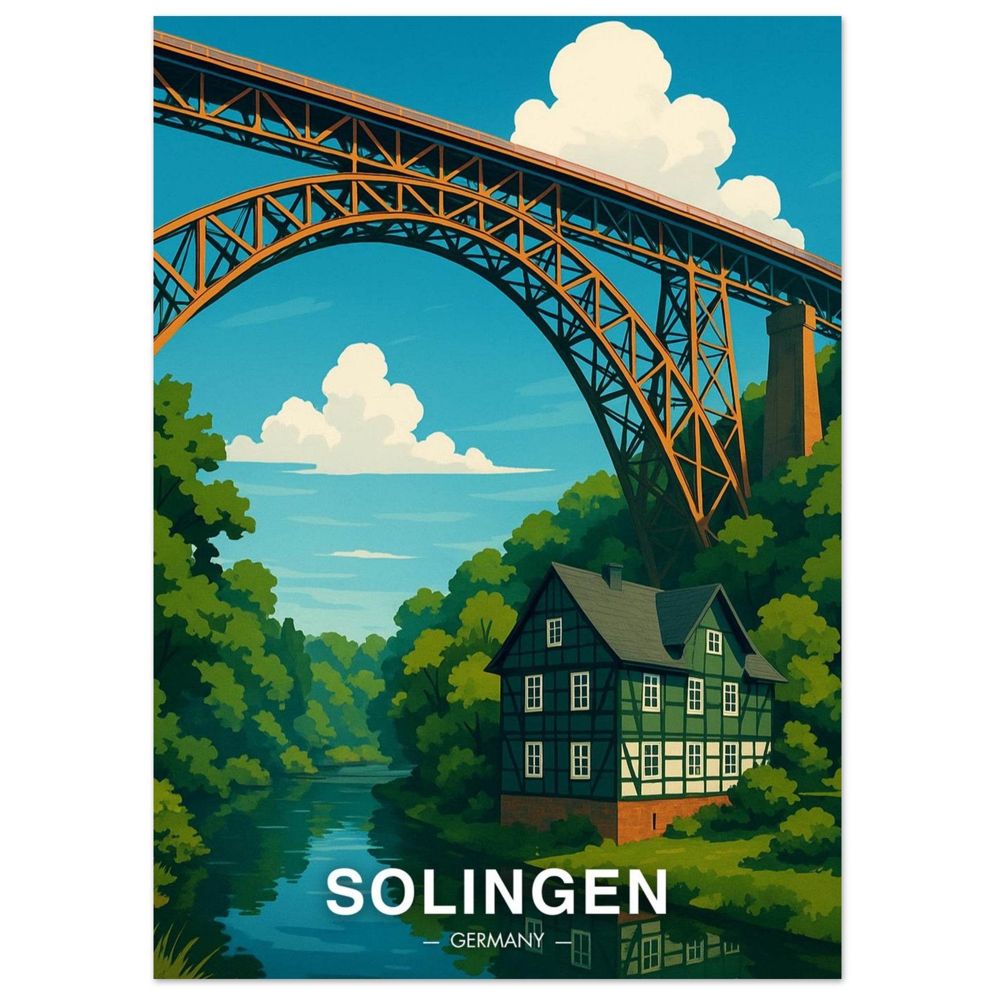 Solingen Poster - Geoprints