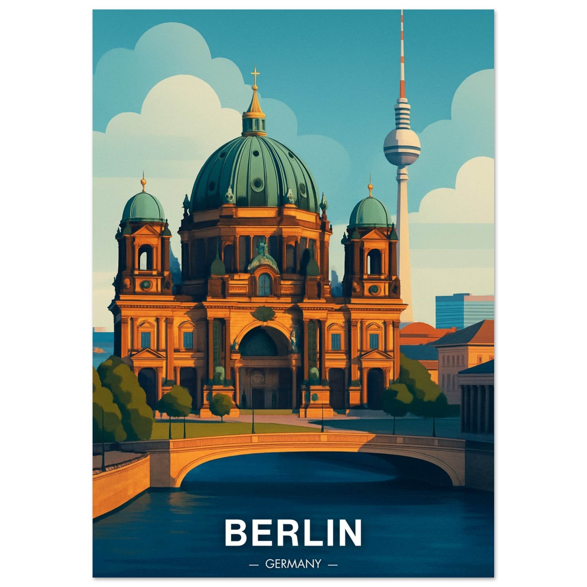 Berlin Poster - Geoprints
