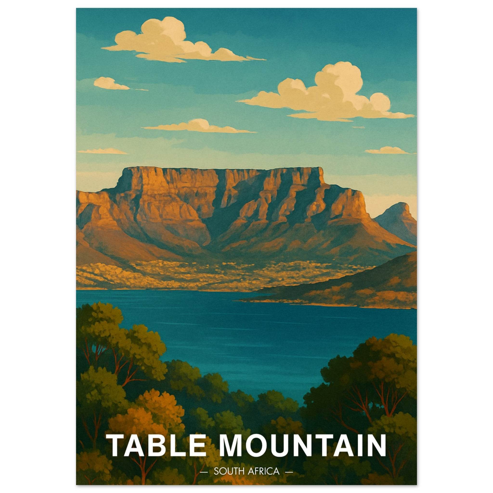 Tafelberge Poster - Geoprints