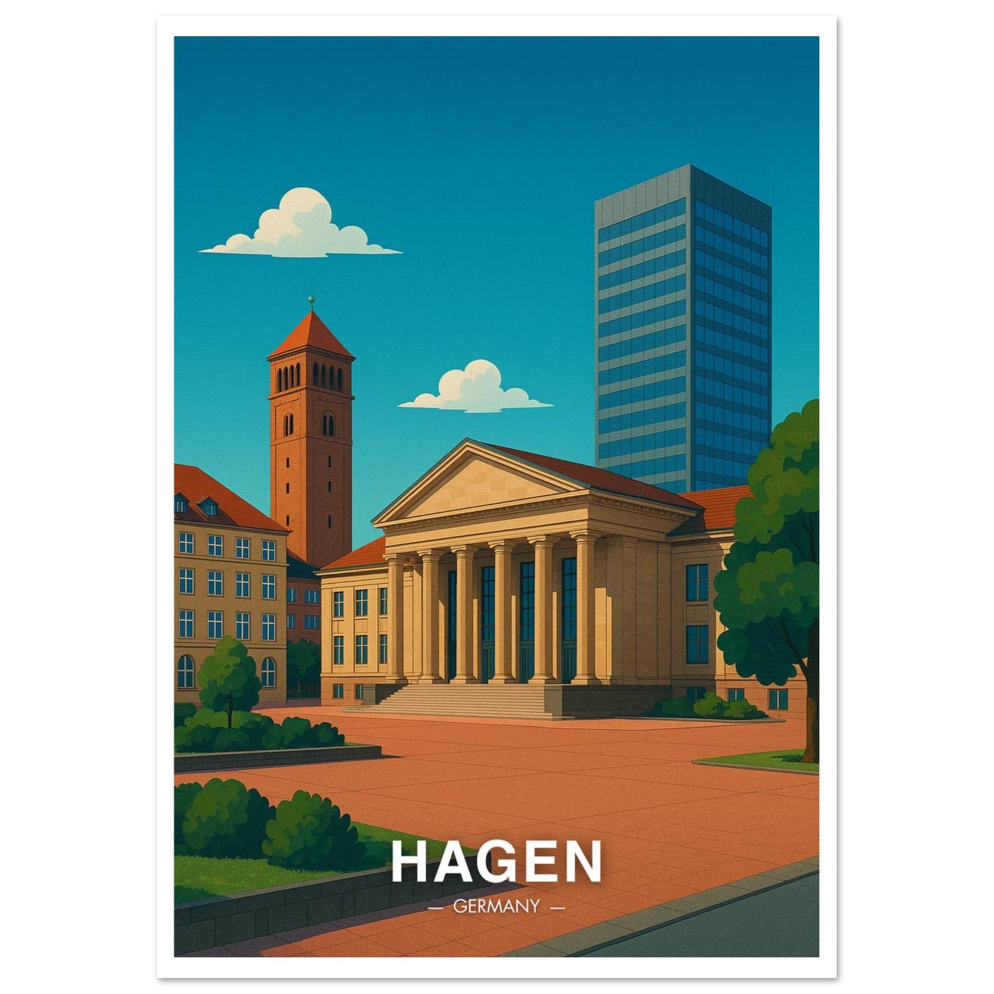 Hagen Poster - Geoprints