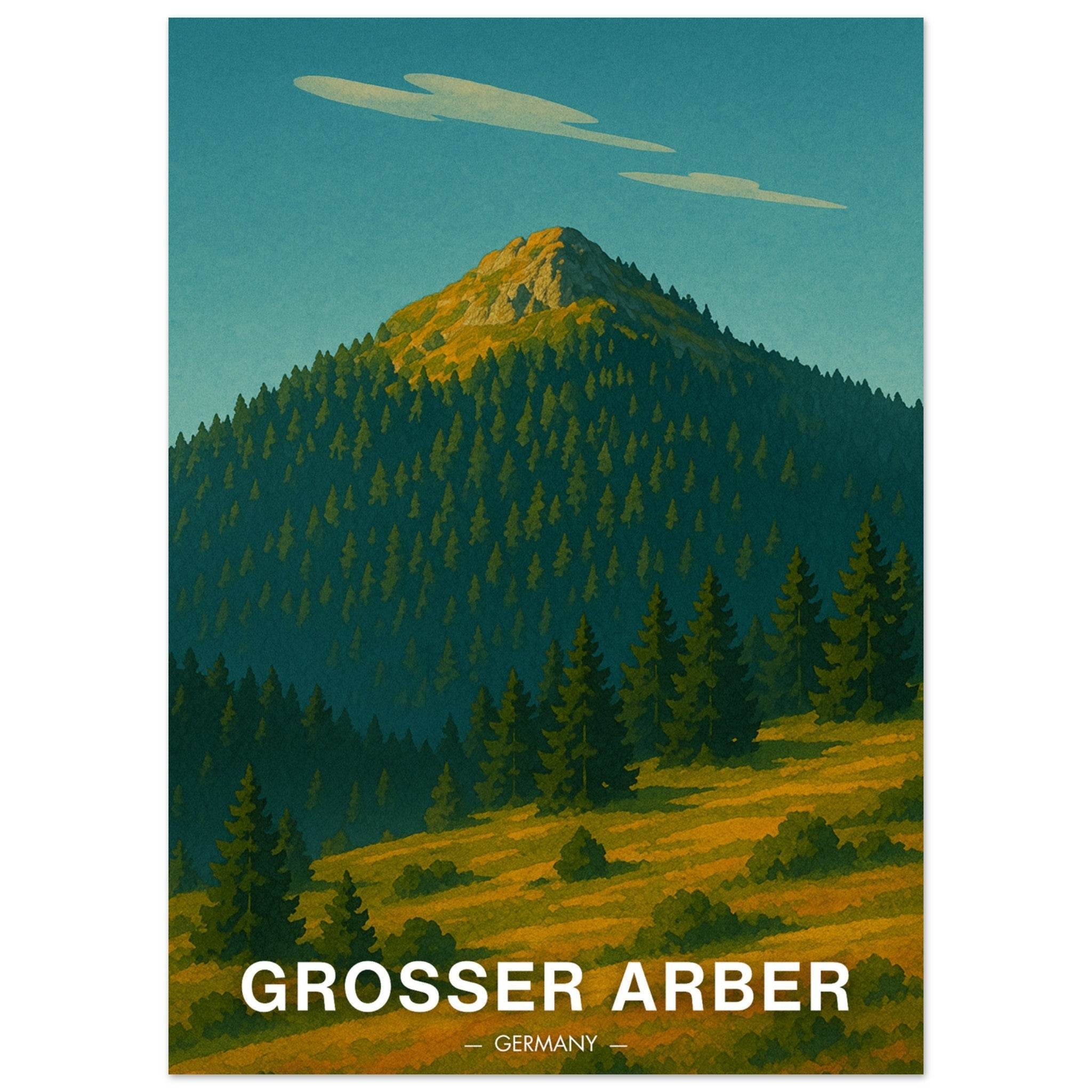 Grosser Arber Poster - Geoprints