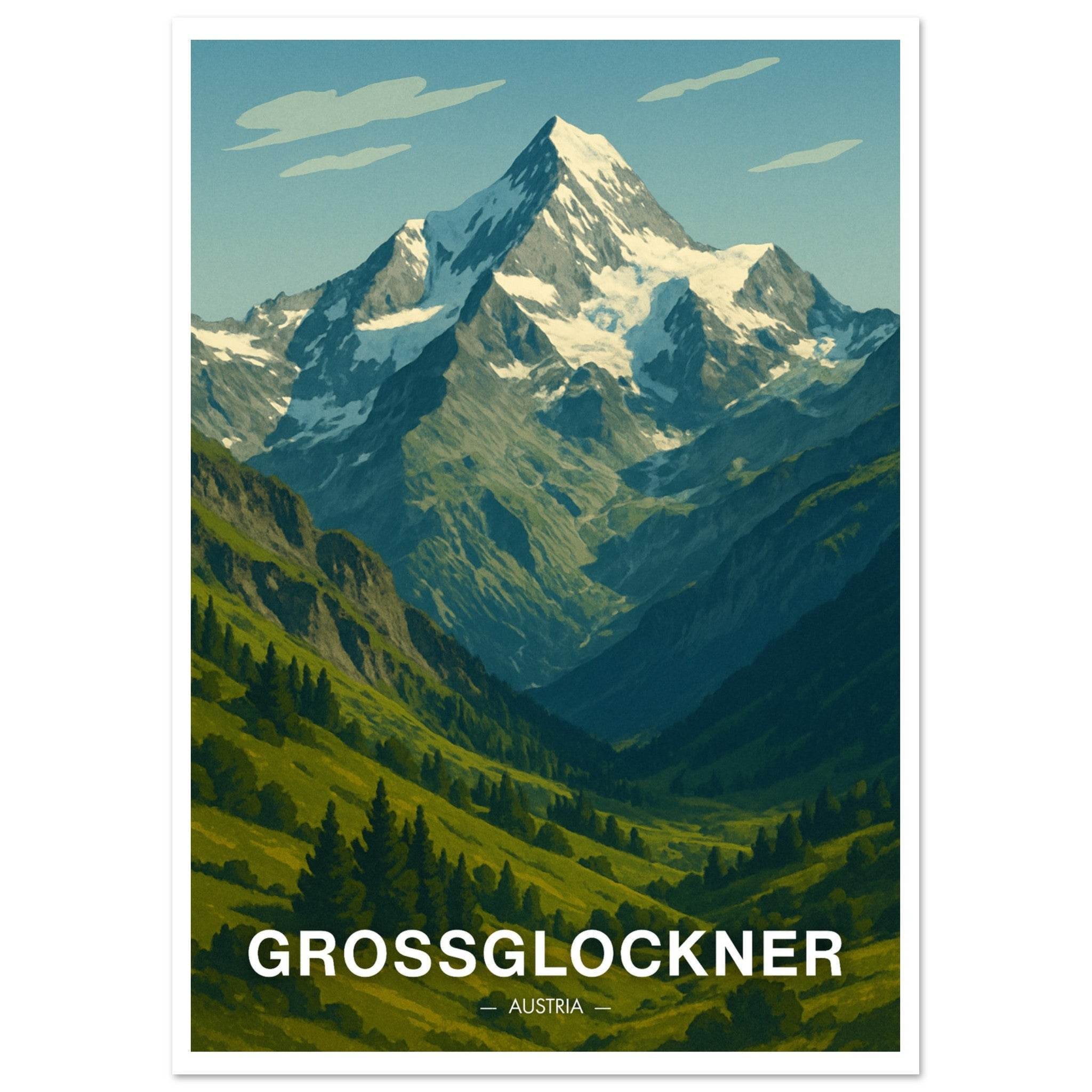 Grossglockner Poster - Geoprints