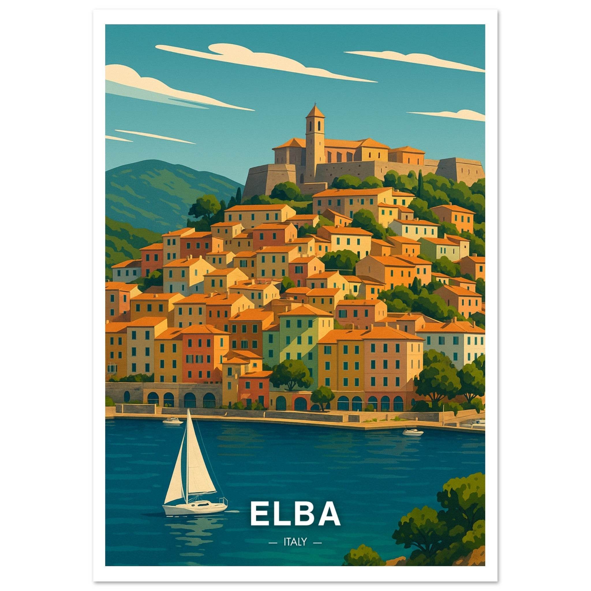 Elba Poster - Geoprints