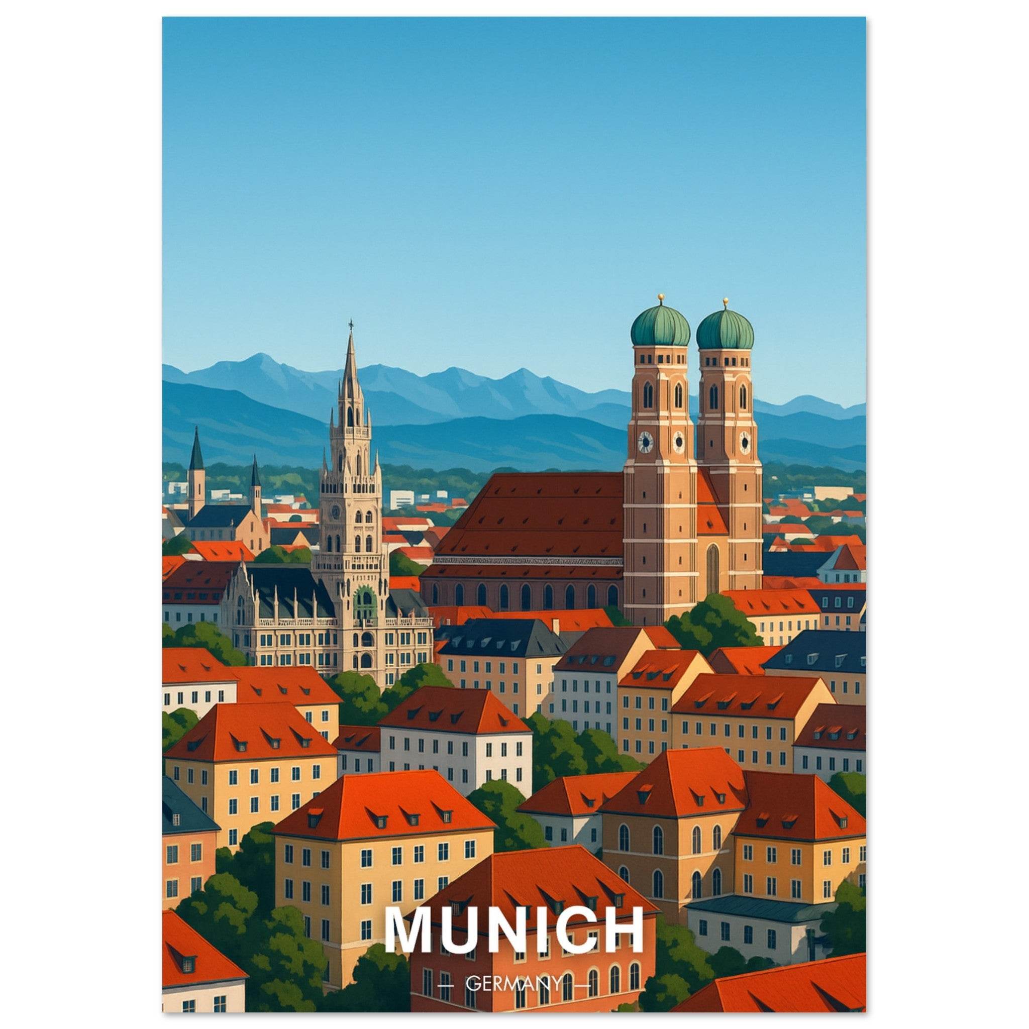 München Poster - Geoprints