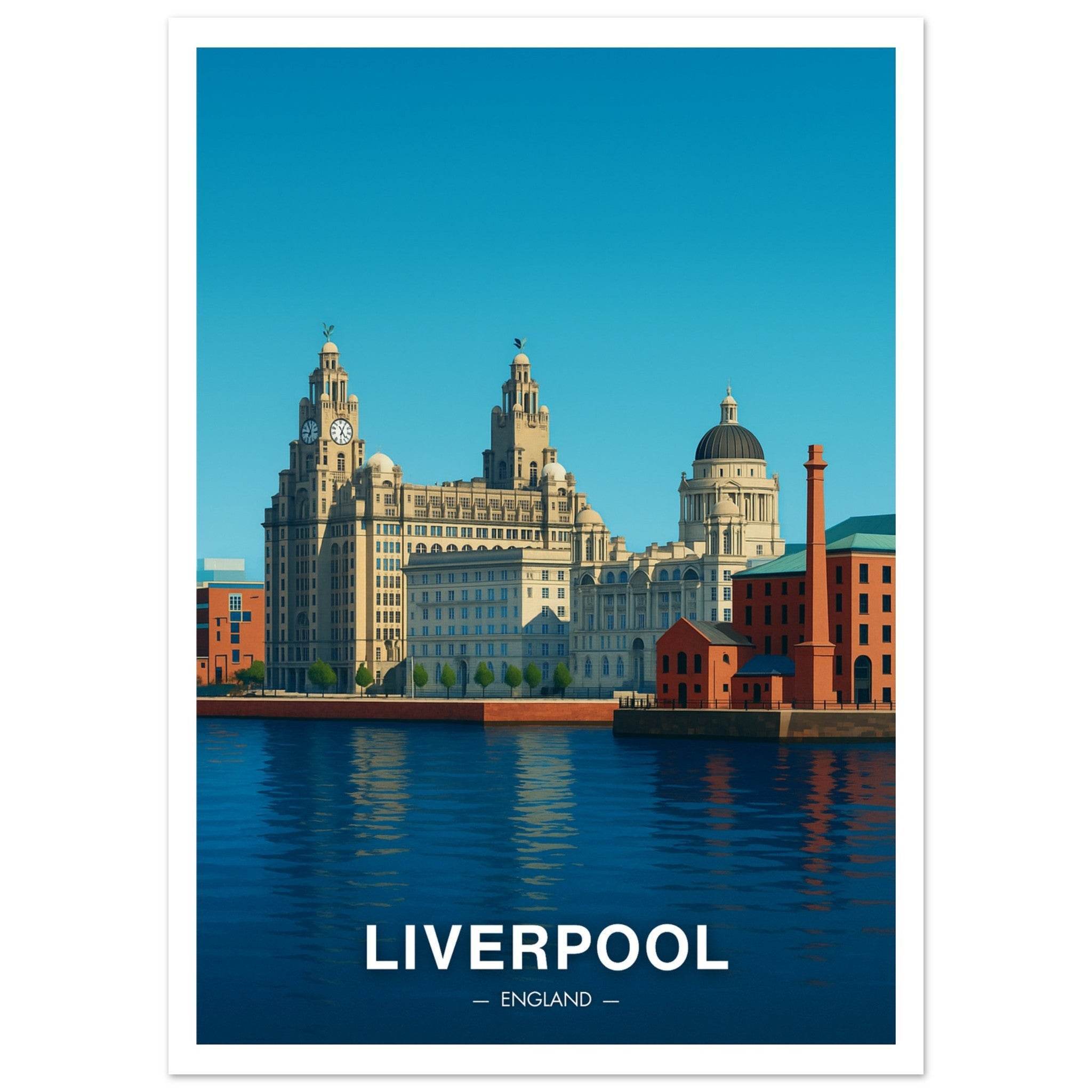 Liverpool Poster - Geoprints
