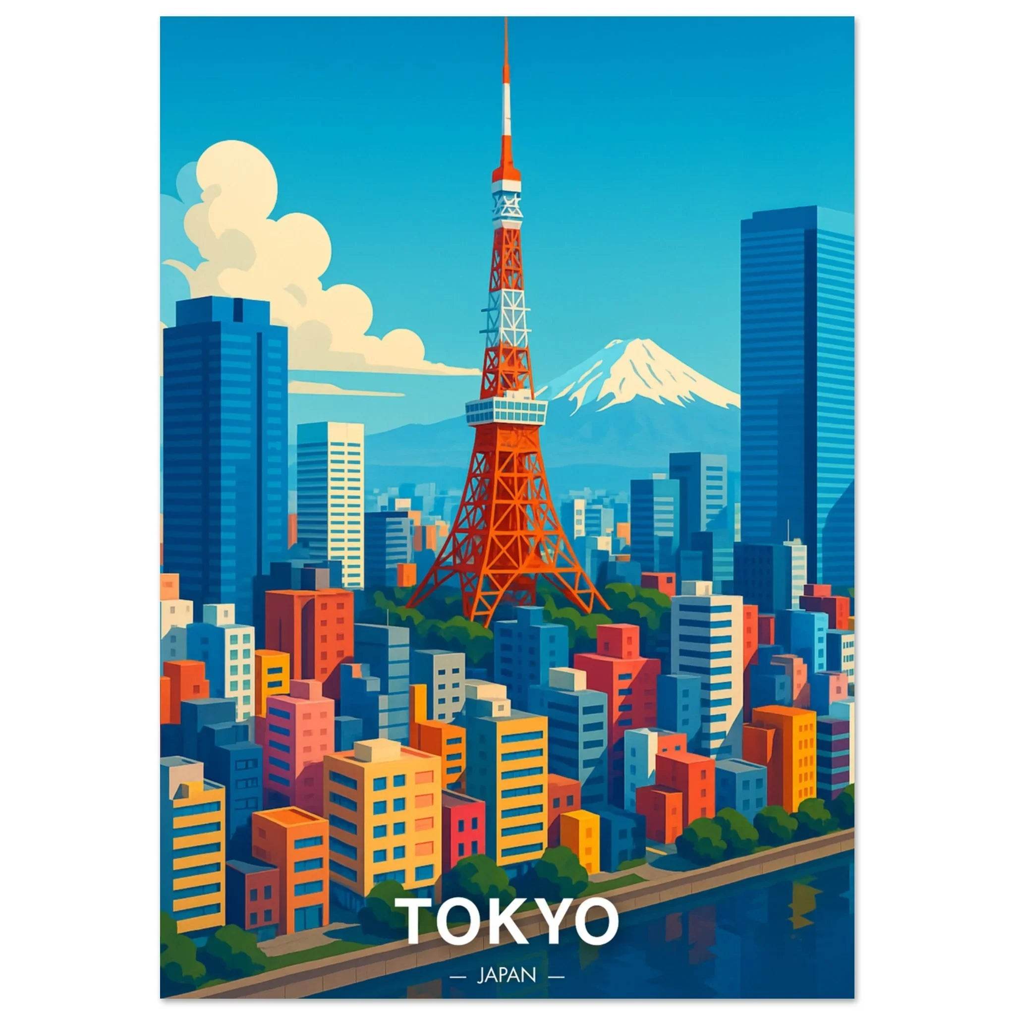 Tokyo Poster - Geoprints